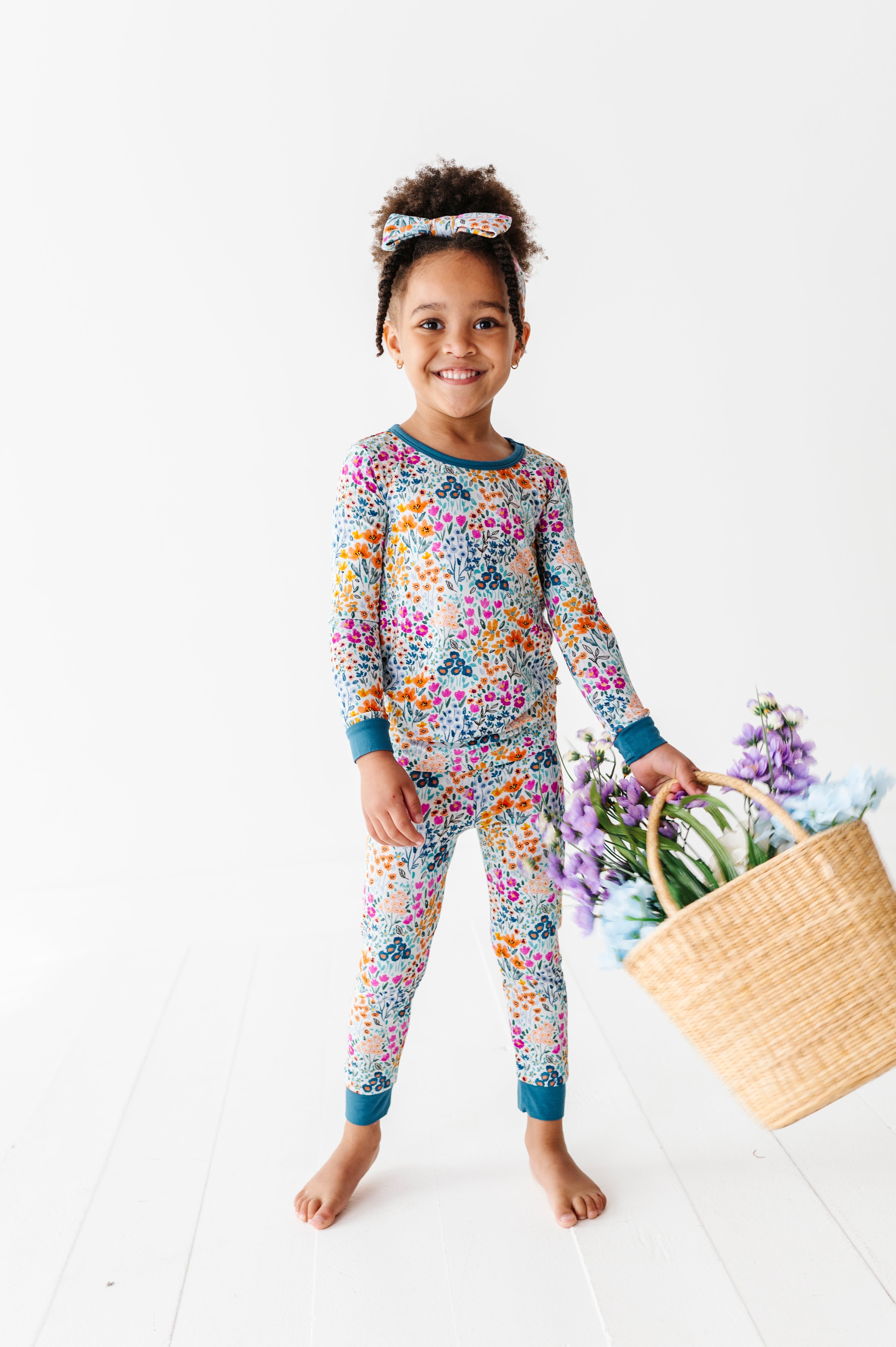 Whispering Wildflowers Long Sleeve Pj's