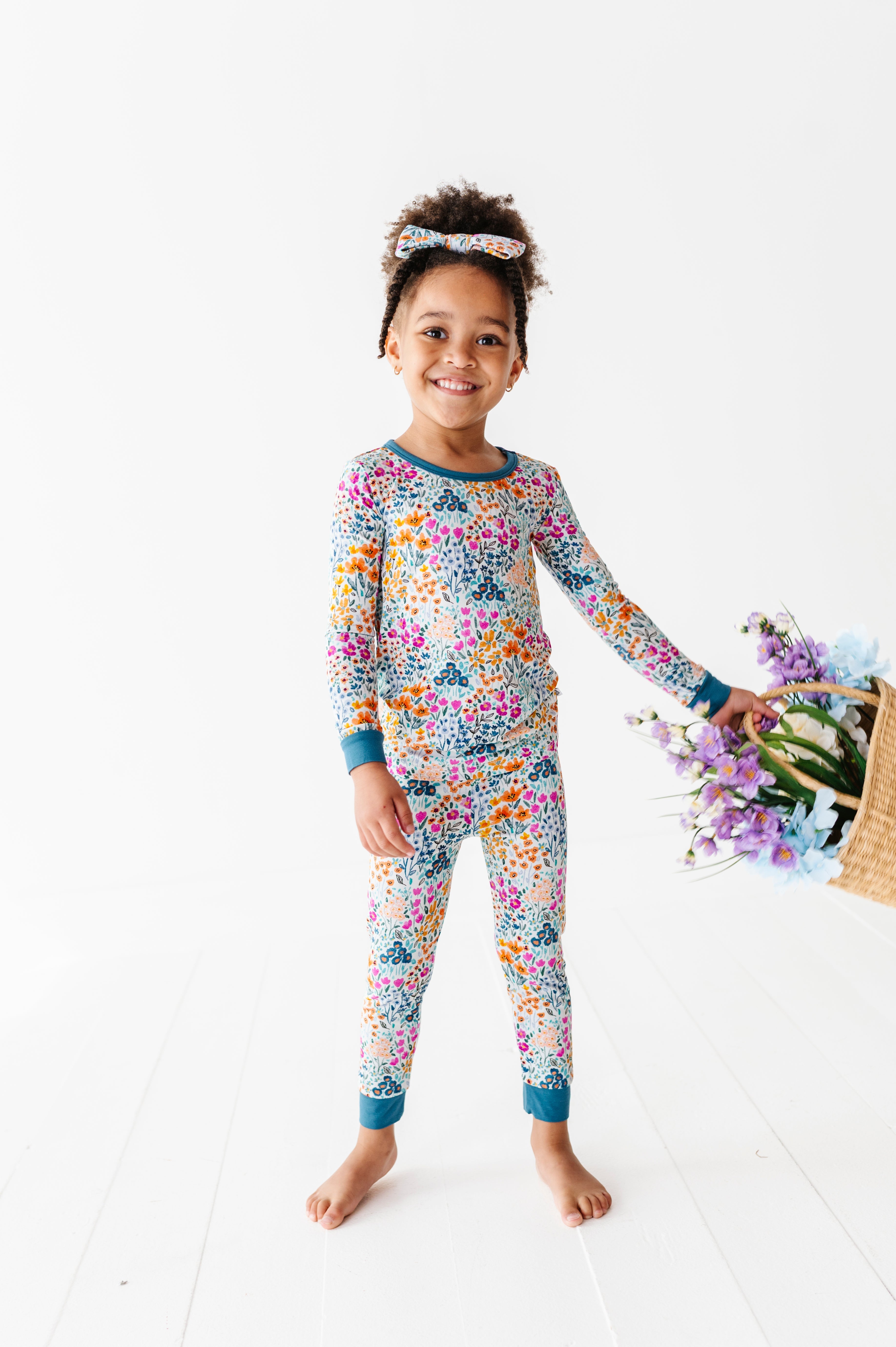 Whispering Wildflowers Long Sleeve Pj's