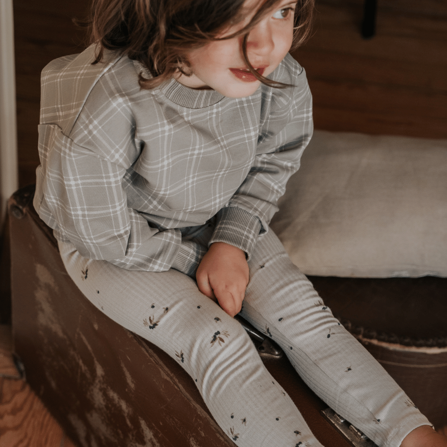 The Printed Legging - Olive