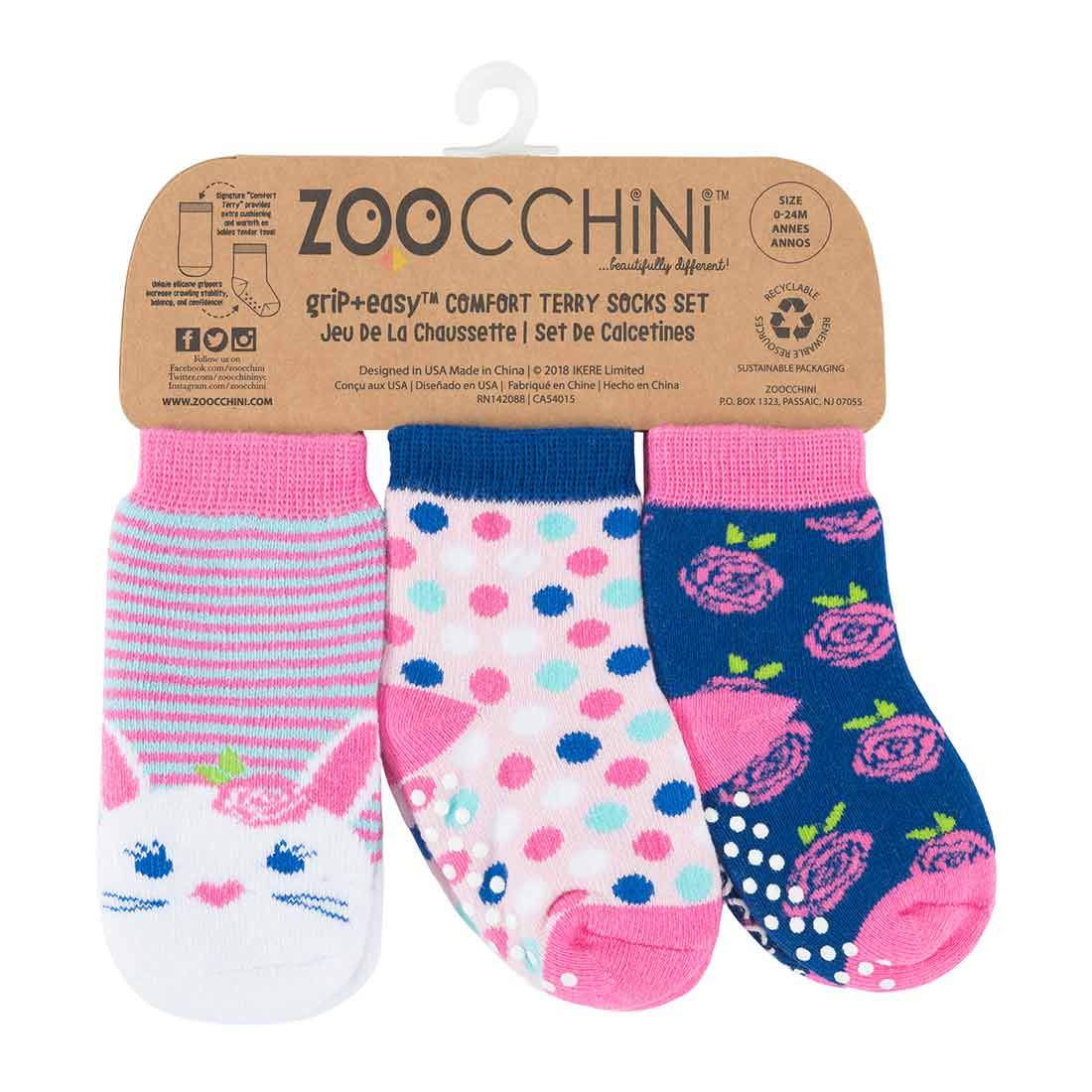 Baby/toddler Terry Socks Set (3-pk) - Beatrice The Bunny