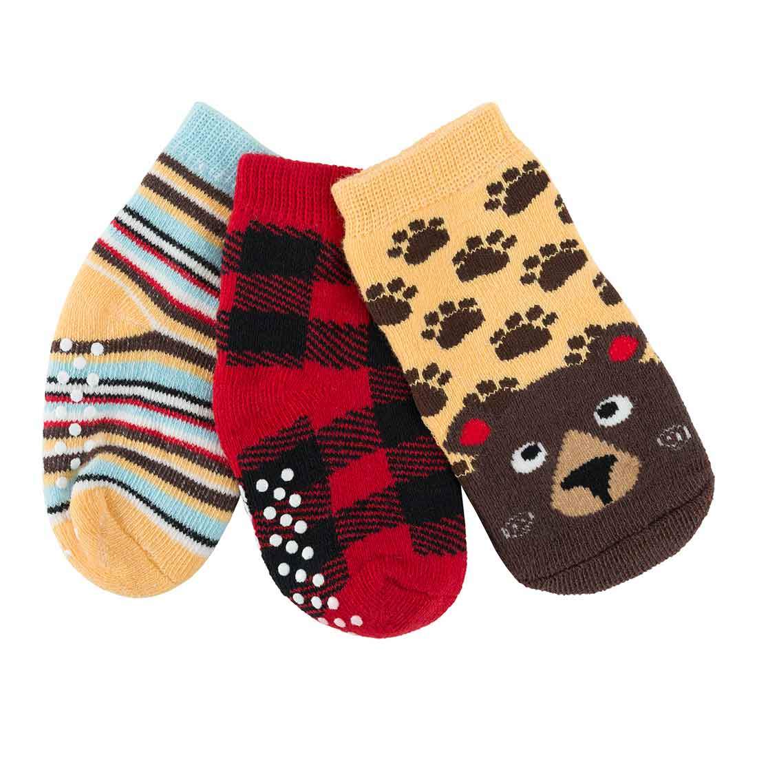 Baby/toddler Terry Socks Set (3-pk) - Bosley The Bear