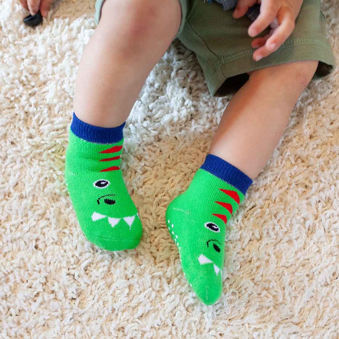 Baby/toddler Terry Socks Set (3-pk) - Devin The Dinosaur