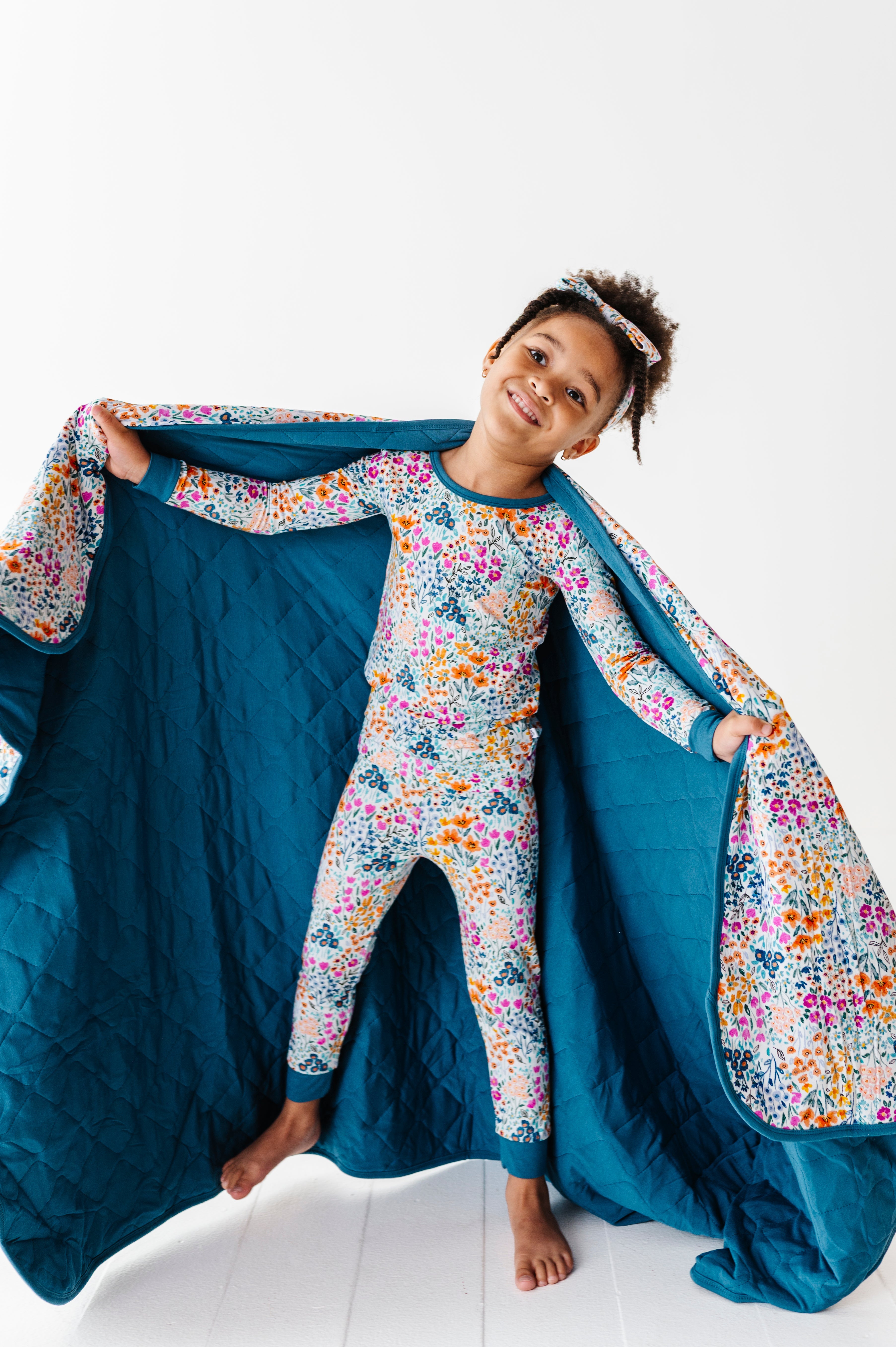 Whispering Wildflowers Toddler Quilted Blanket
