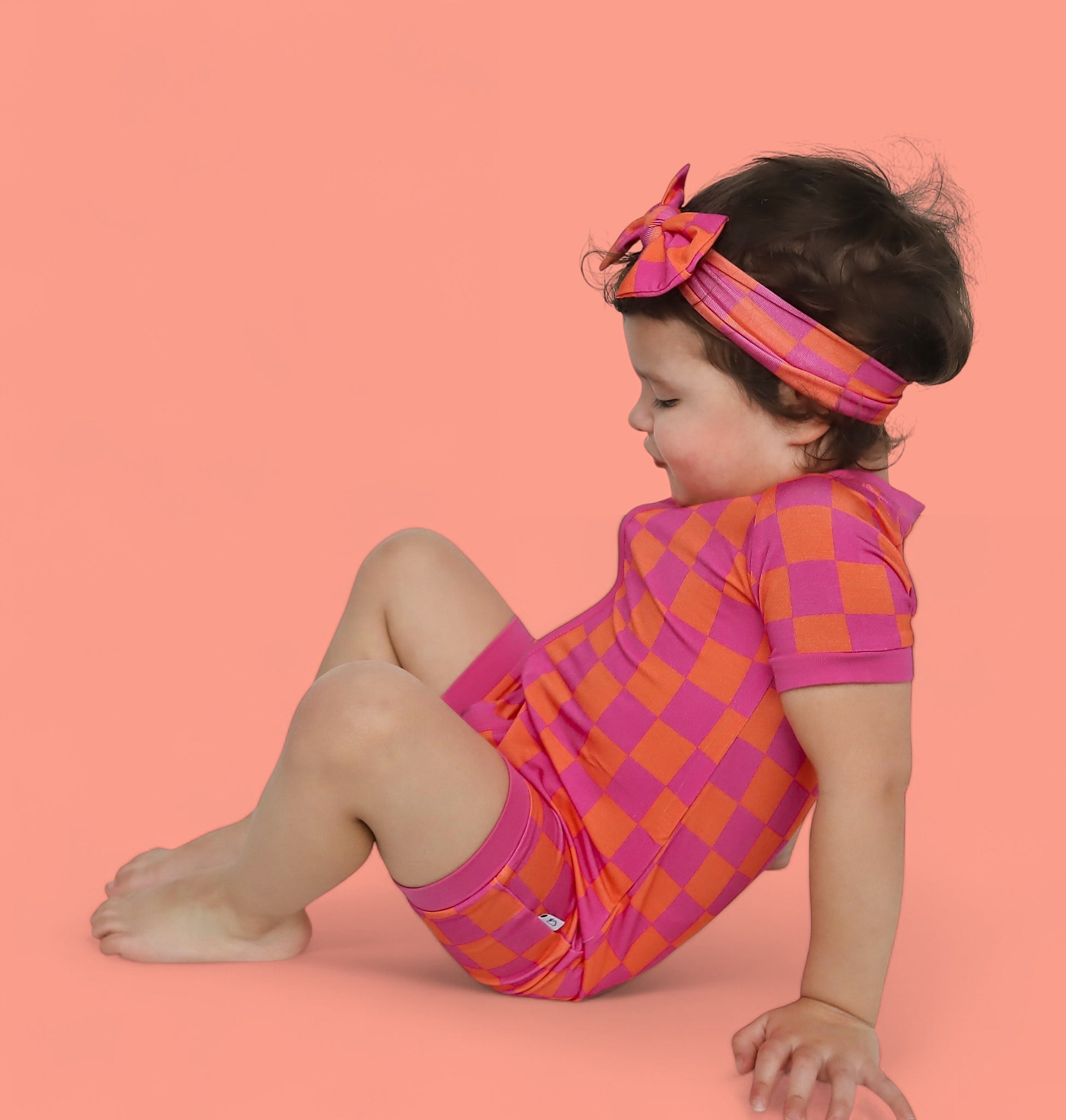 Neon Dreams Checkers Dream Shortie
