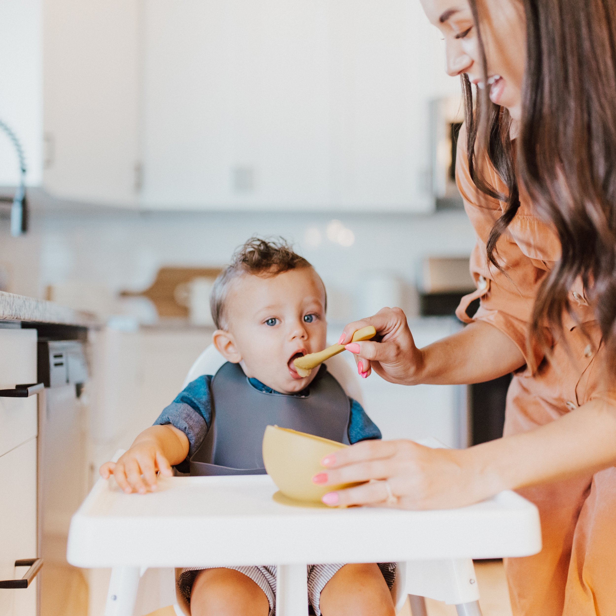 Sage Suction Bowl And Spoon Set