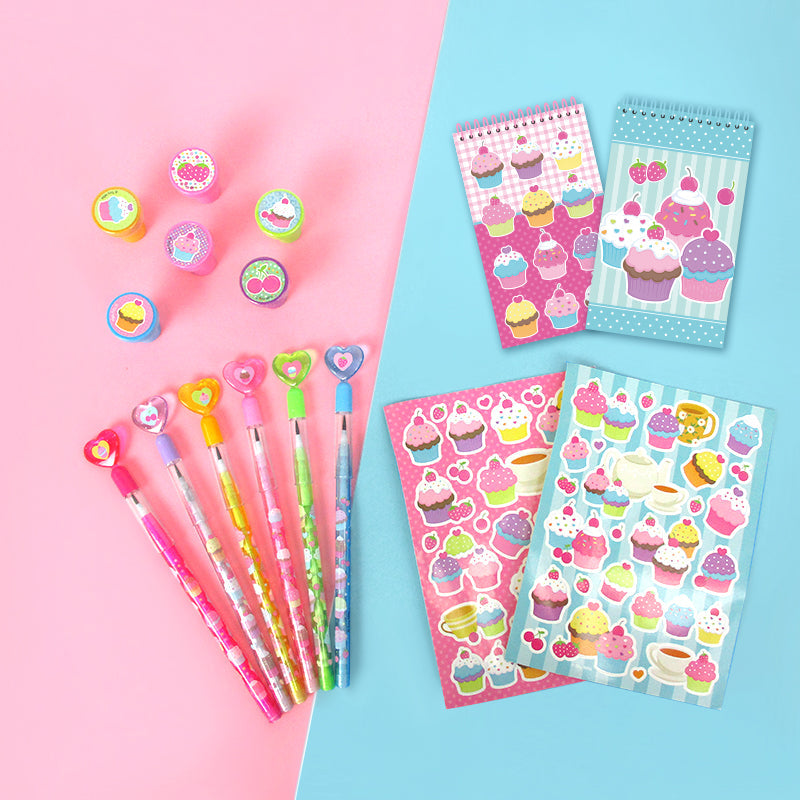 Cupcake Party Favor Bundle For 12 Kids