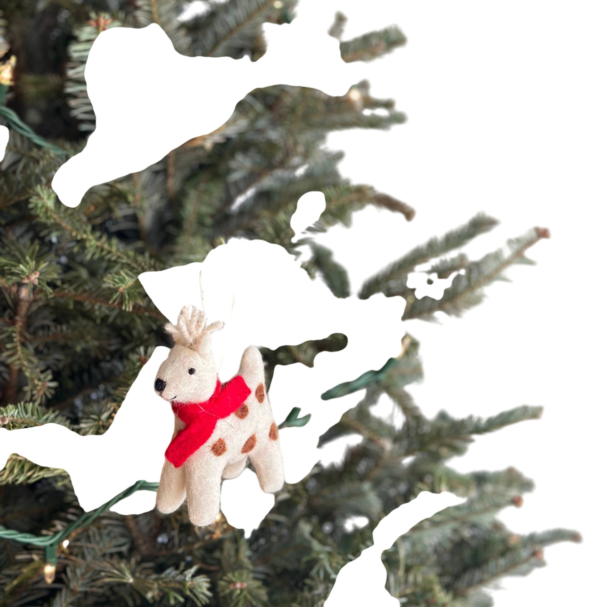 Felt Ornament - Christmas Reindeer