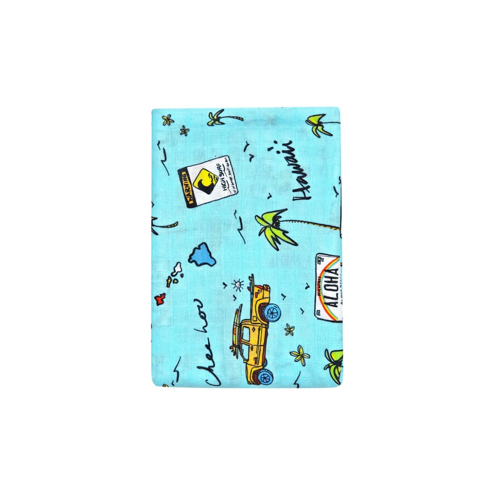 We Go Holoholo Muslin Swaddle