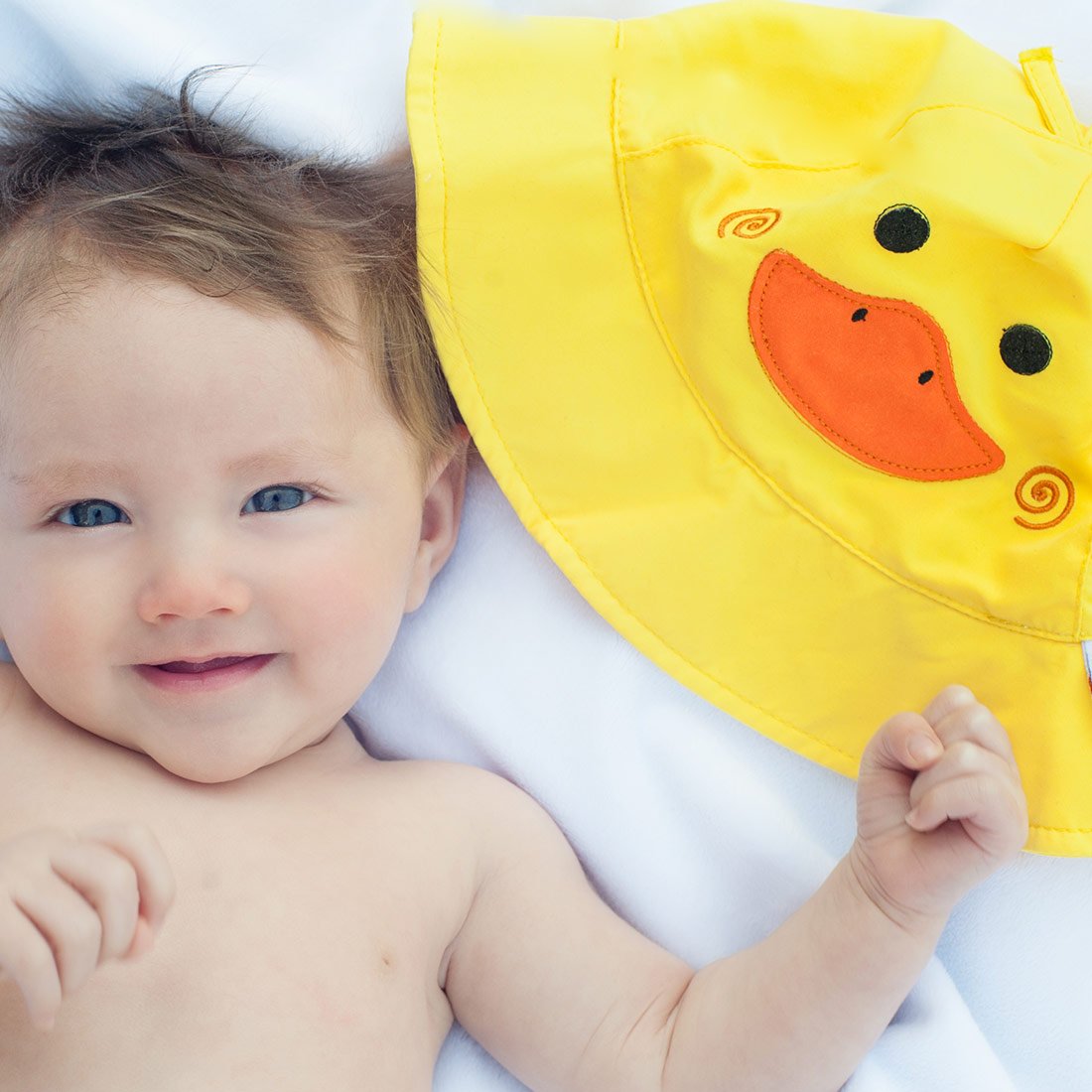 Baby Swim Diaper & Sun Hat Set - Puddles The Duck