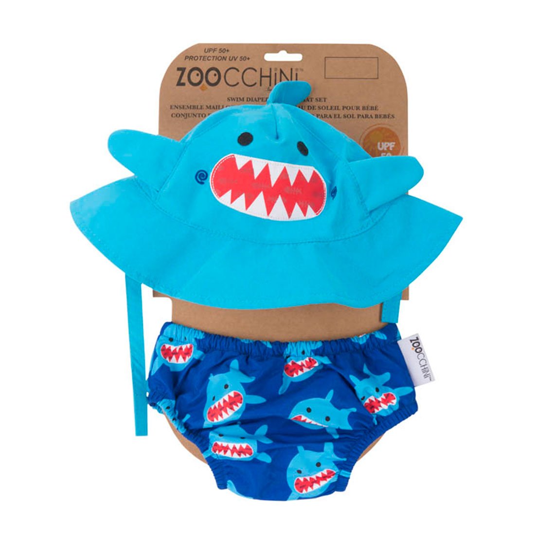 Baby Swim Diaper & Sun Hat Set - Sherman The Shark