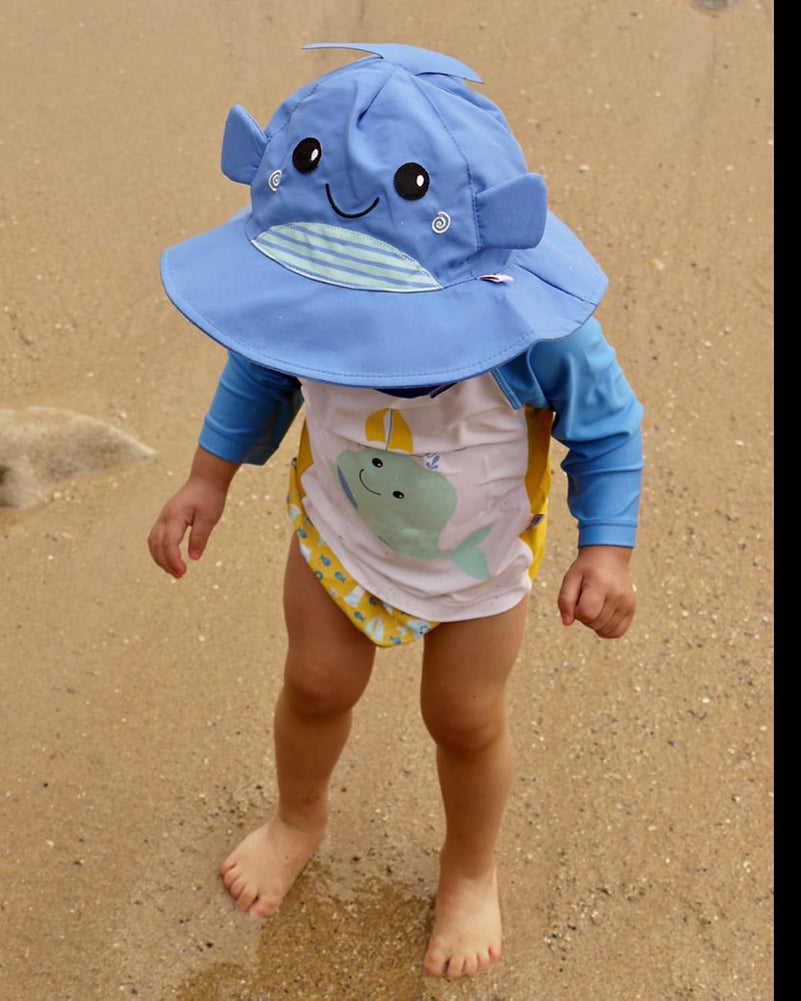 Baby Swim Diaper & Sun Hat Set - Willy The Whale
