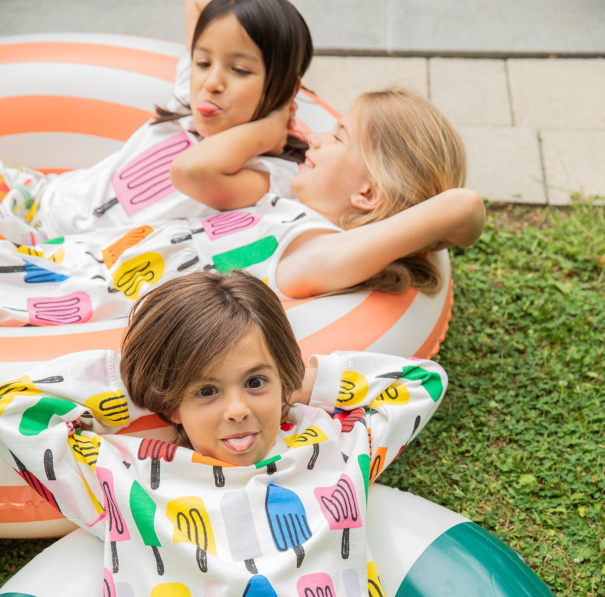 Recycled Cotton Ice Pop Kid Sweatshirt