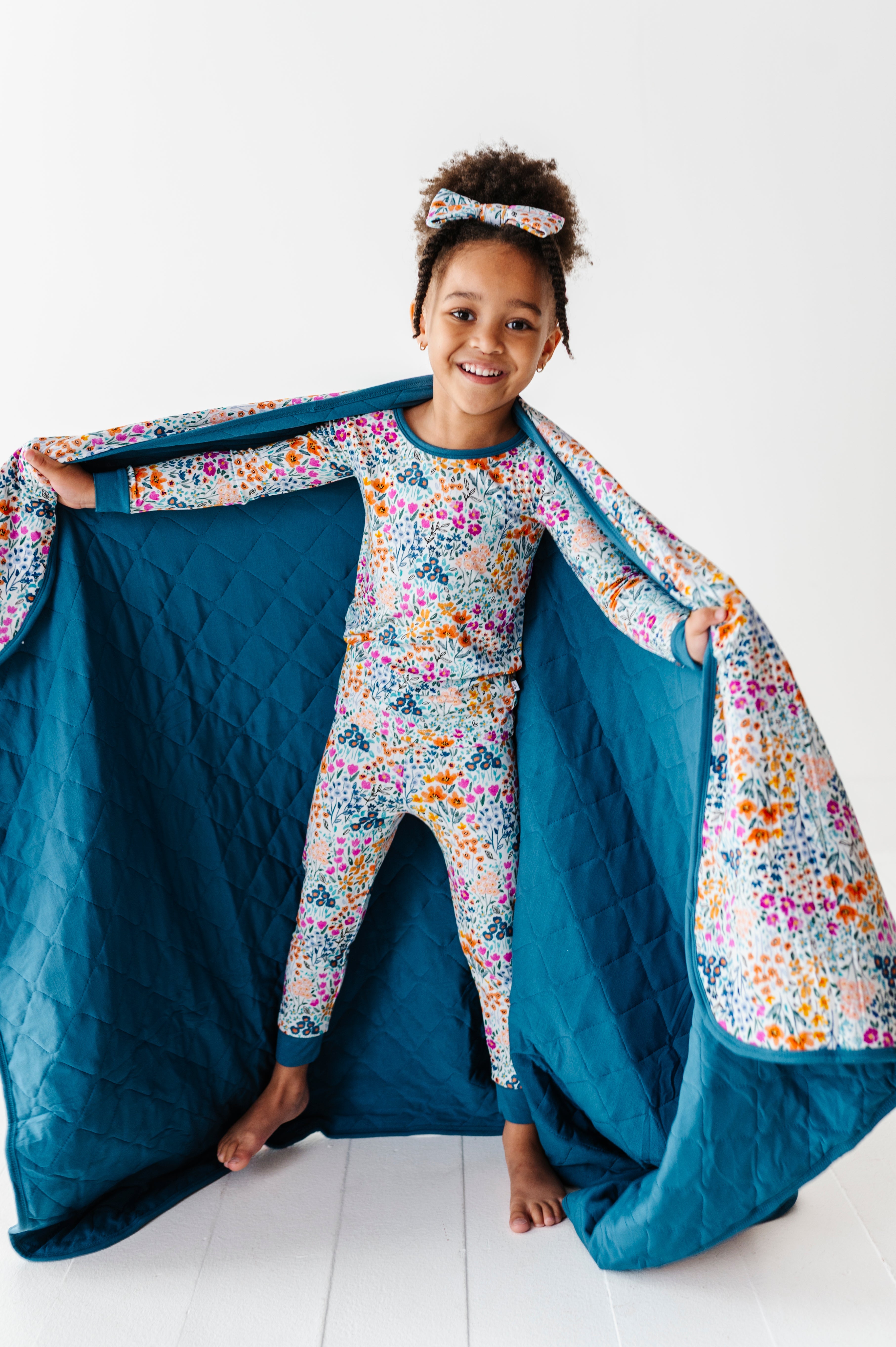 Whispering Wildflowers Toddler Quilted Blanket