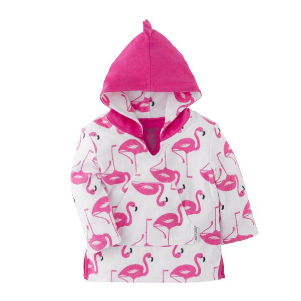 Baby Terry Swim Coverup - Franny The Flamingo