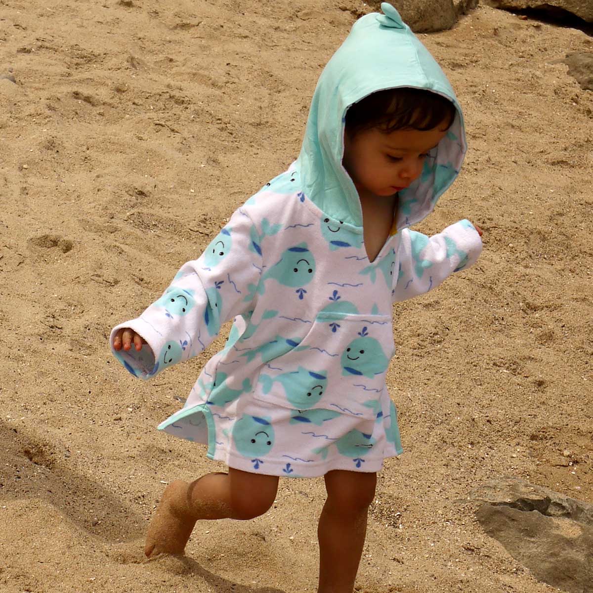 Baby Terry Swim Coverup - Willy The Whale