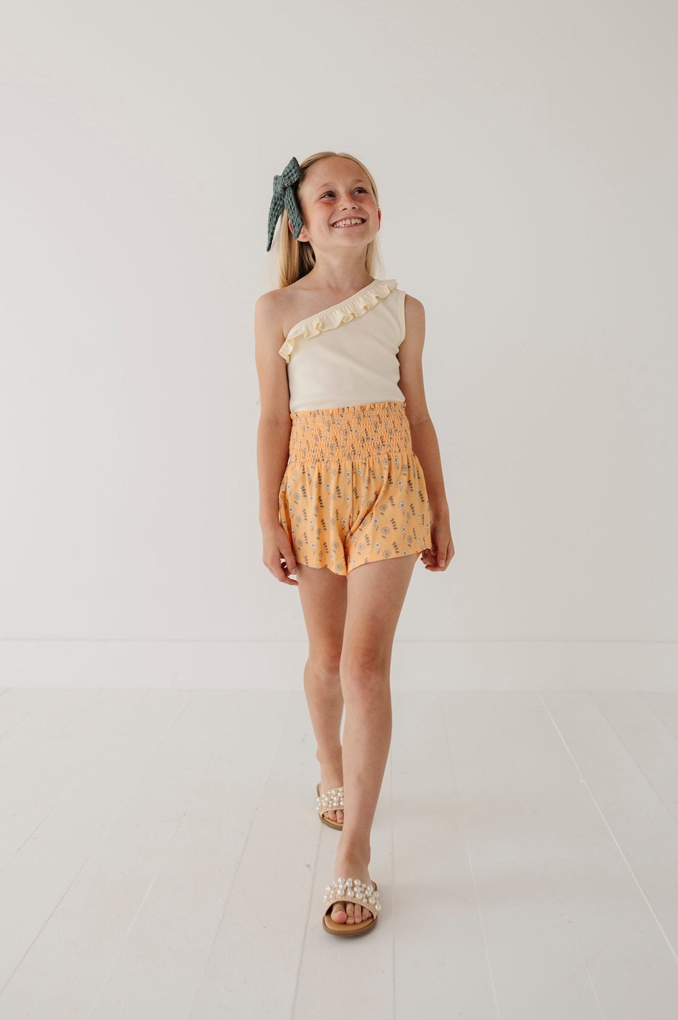 One-shoulder Ribbed Tank