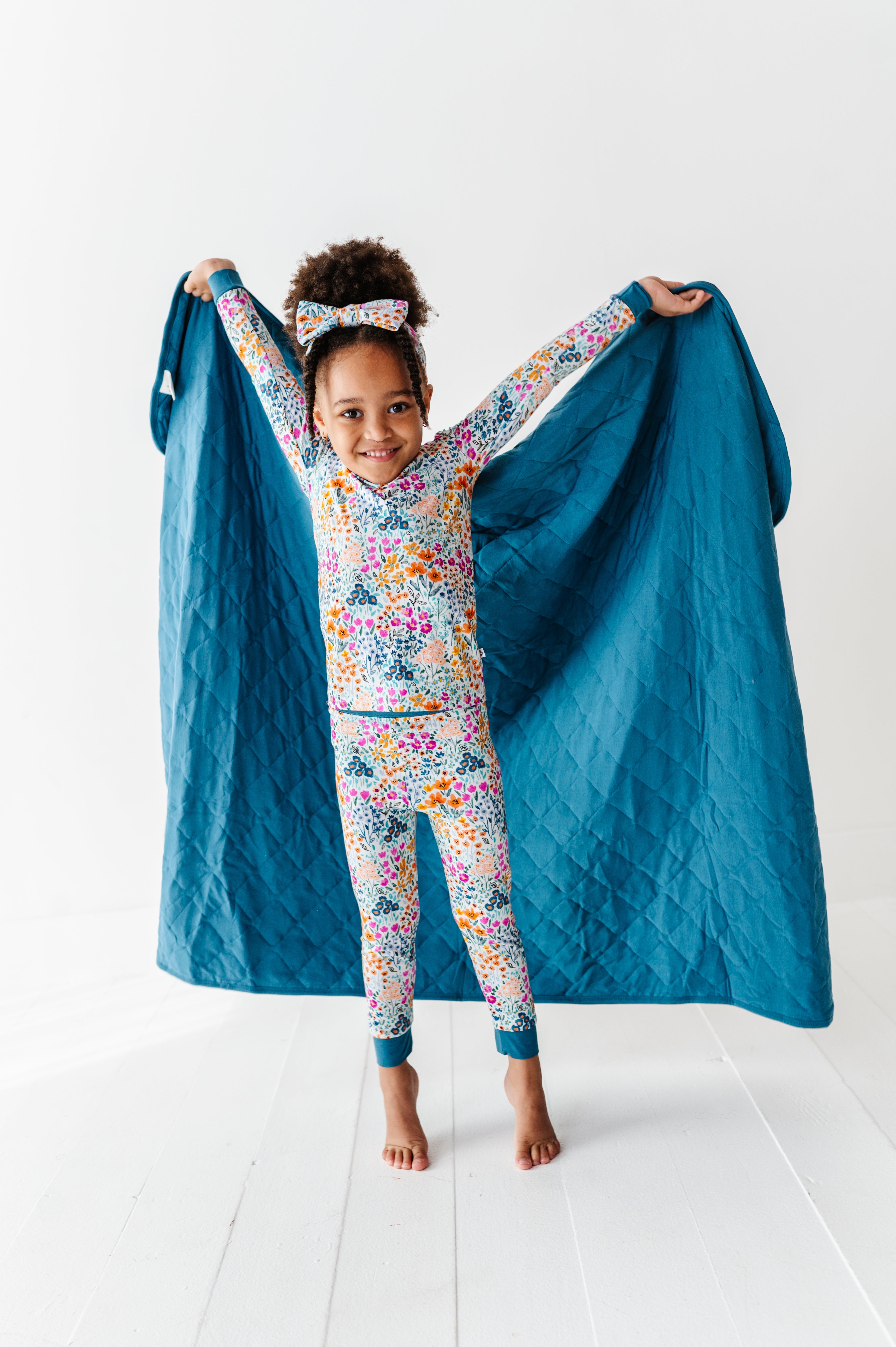 Whispering Wildflowers Toddler Quilted Blanket