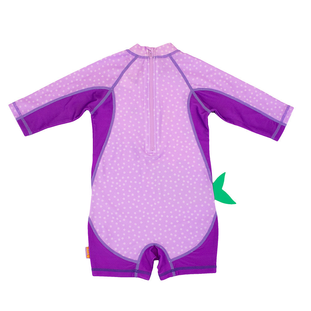 Baby/toddler Rash Guard One Piece Swimsuit - Mia The Mermaid