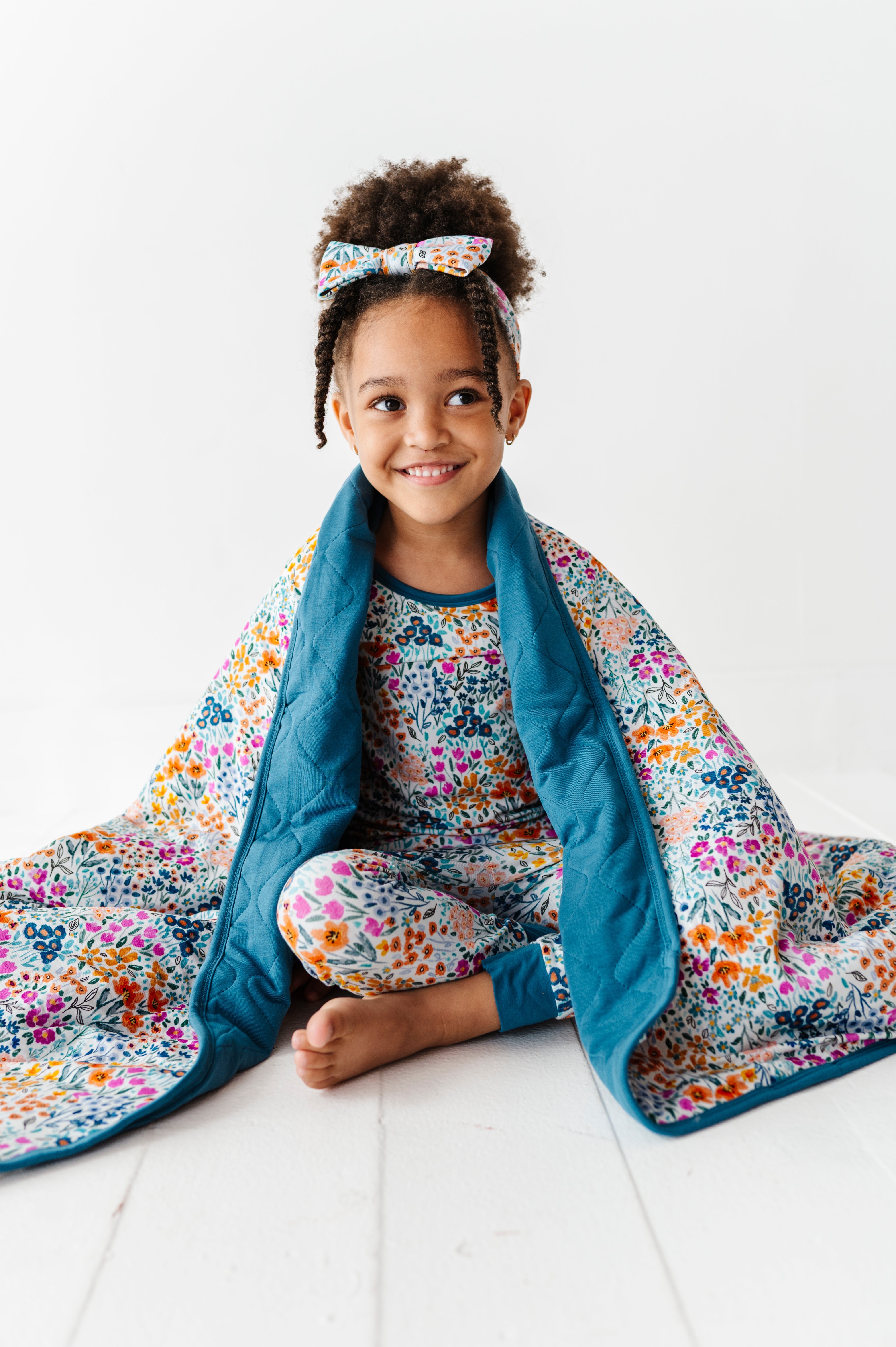 Whispering Wildflowers Toddler Quilted Blanket