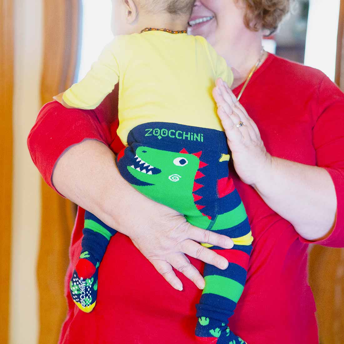 Baby/toddler Crawler Leggings & Socks Set - Devin The Dinosaur