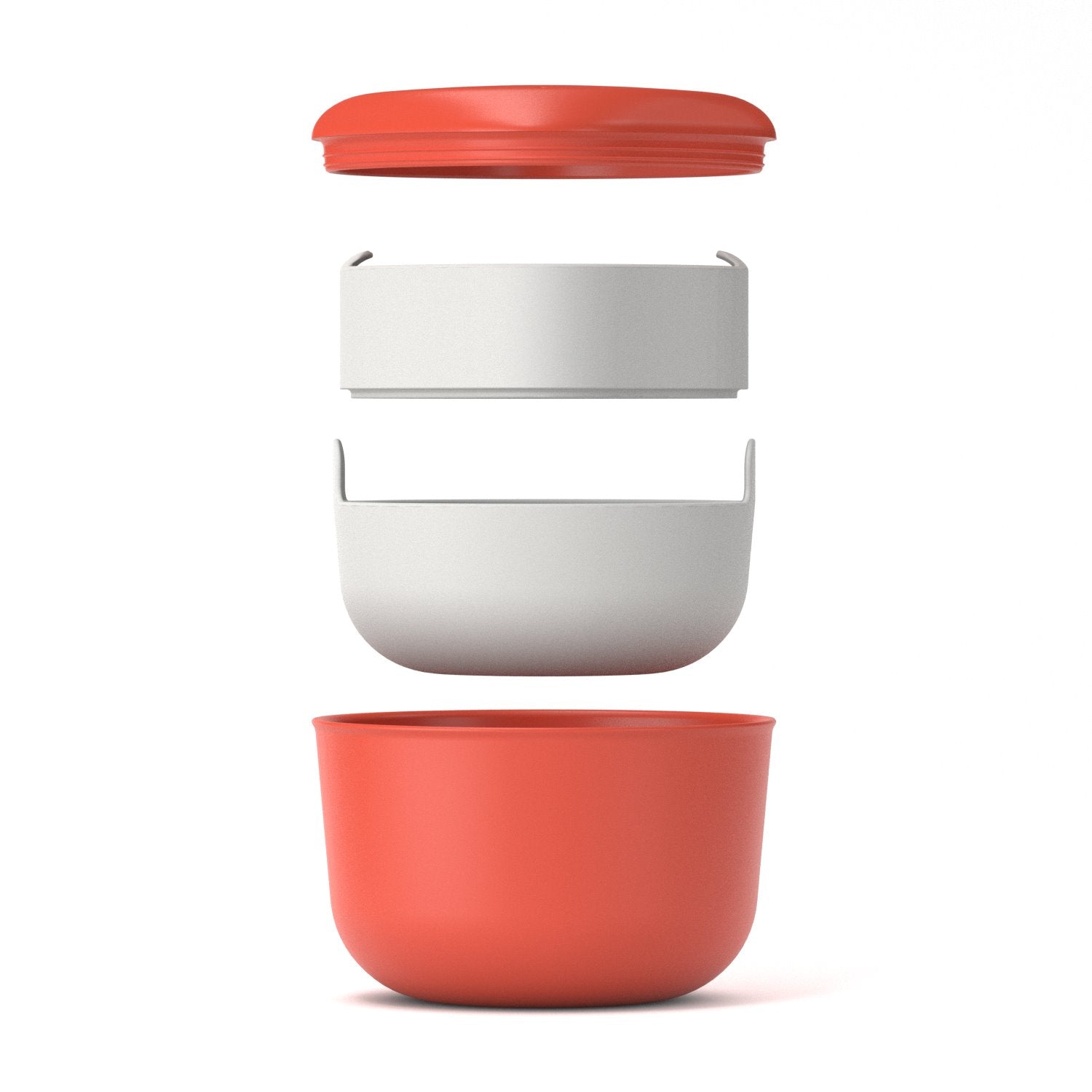 40 Oz Lunch Set With Heat-safe Inserts - Persimmon