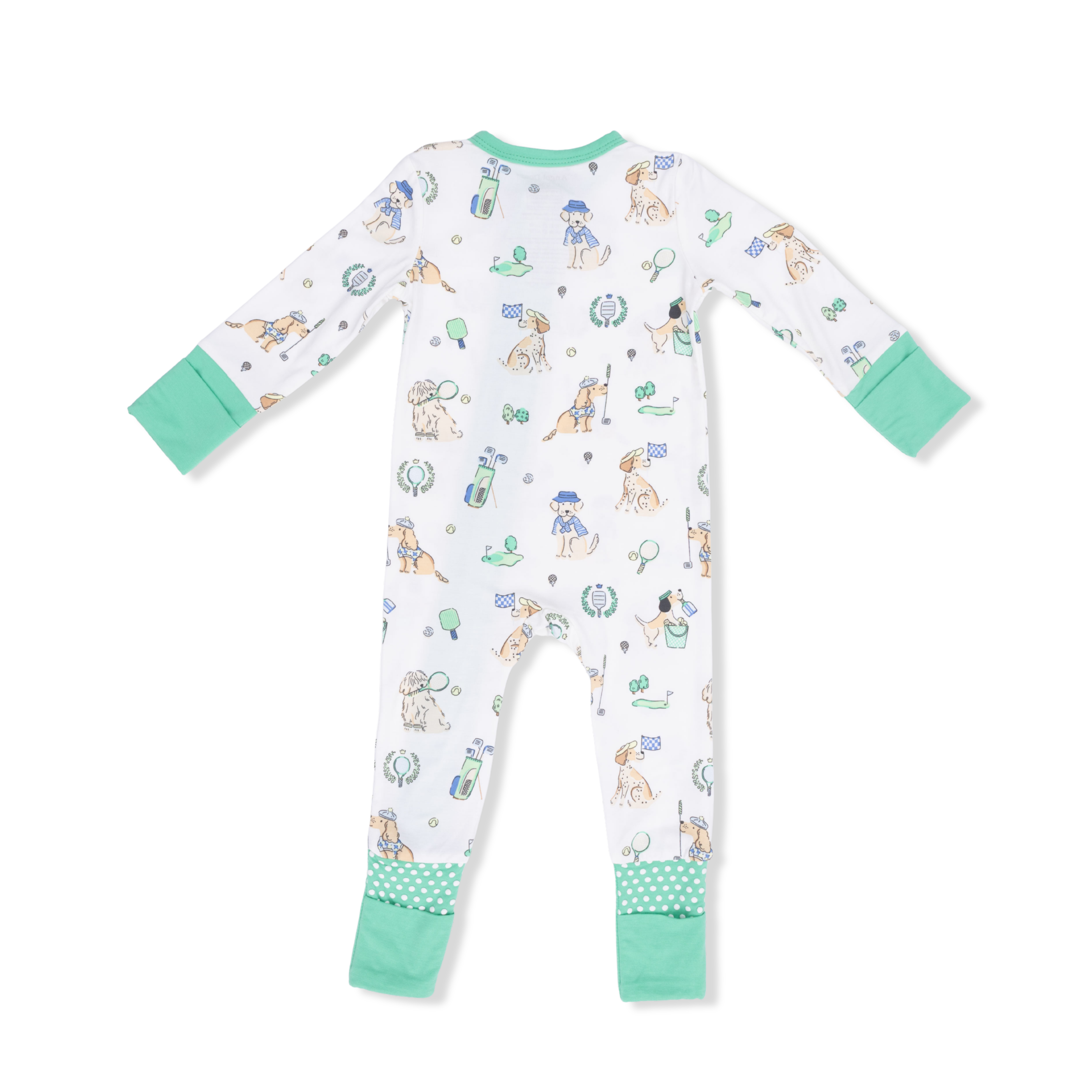 Country Club Dogs Neutral - Convertible Romper