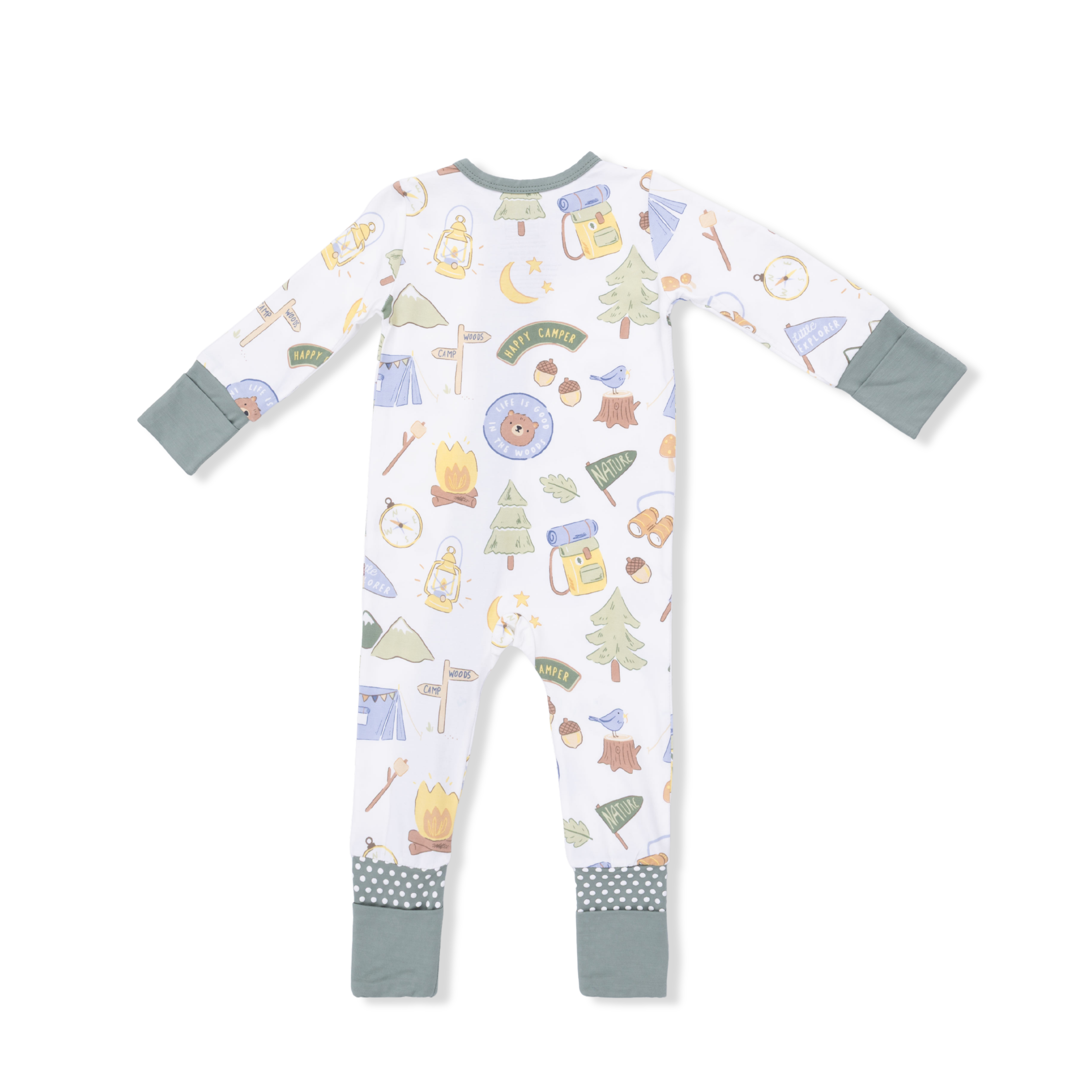 Camping Blue - Convertible Romper