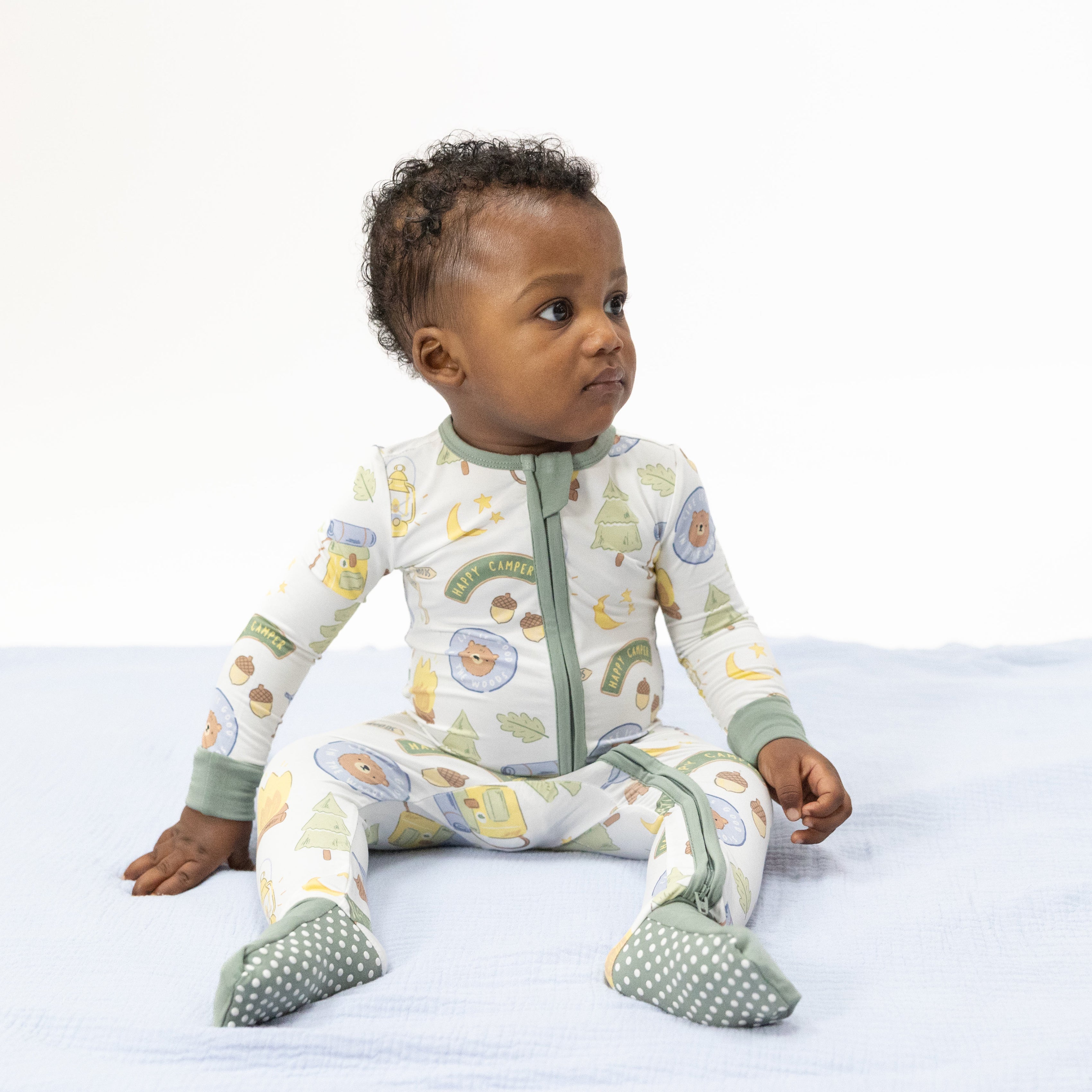 Camping Blue - Convertible Romper