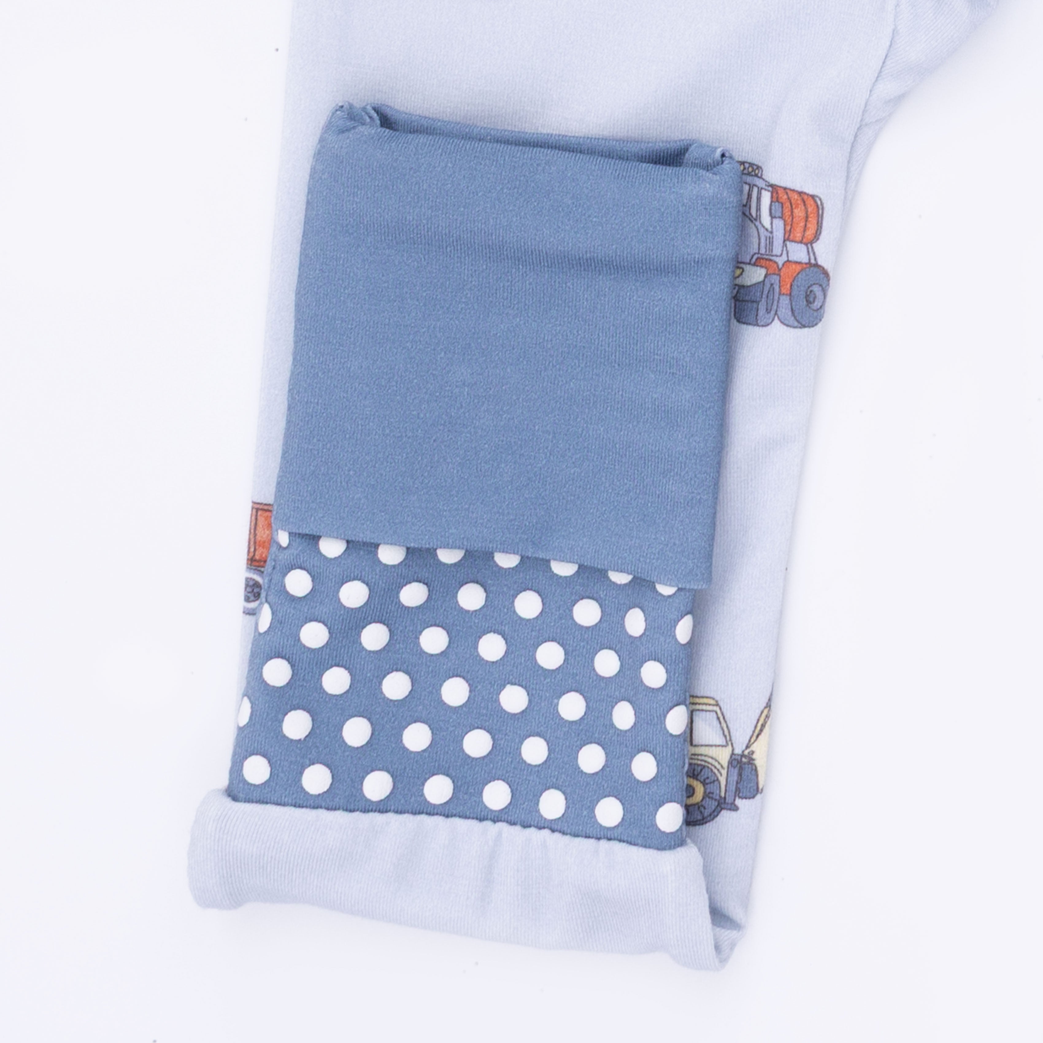 Construction Vehicles - Convertible Romper & Bandana Bib Set