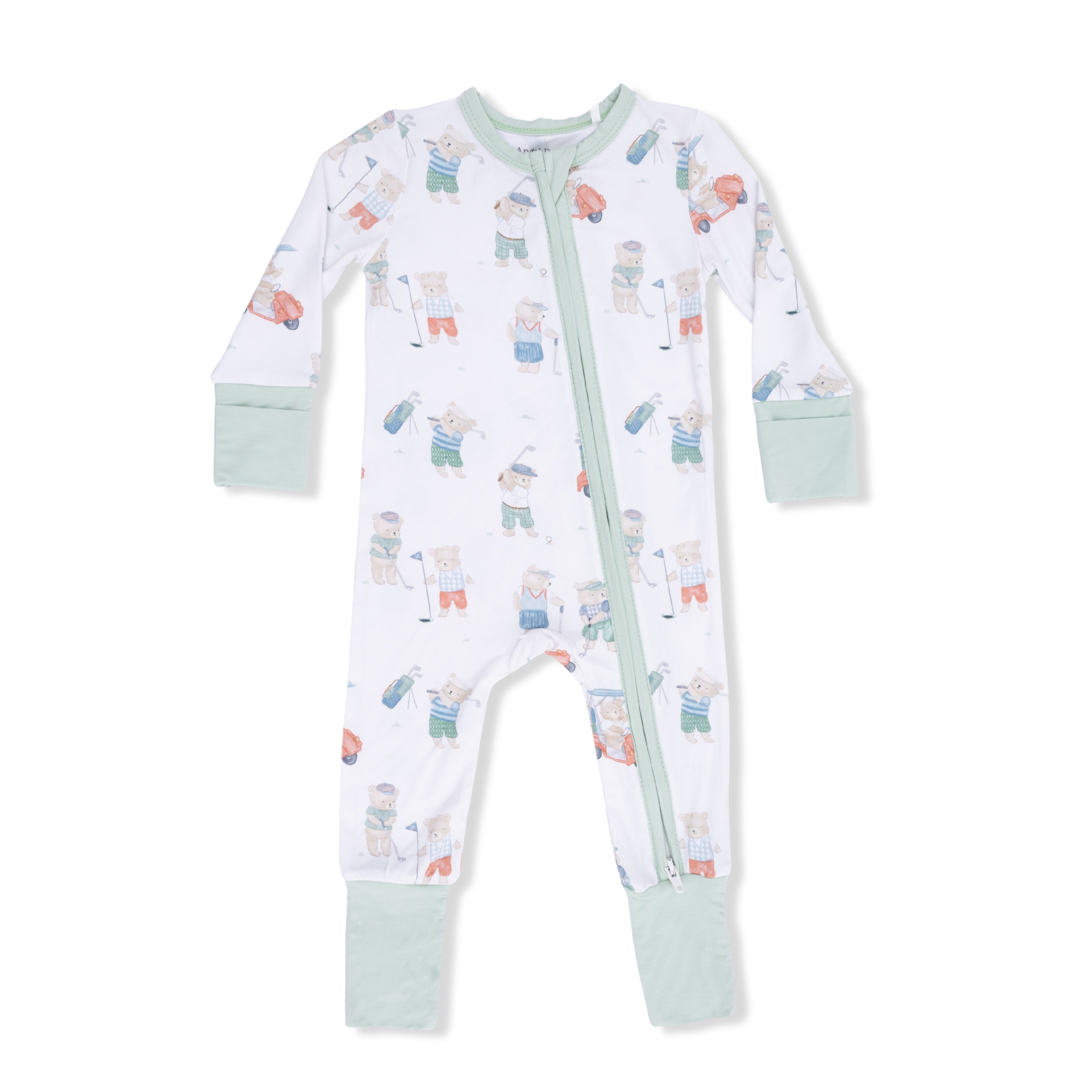 Golfing Teddy Bears - Convertible Romper