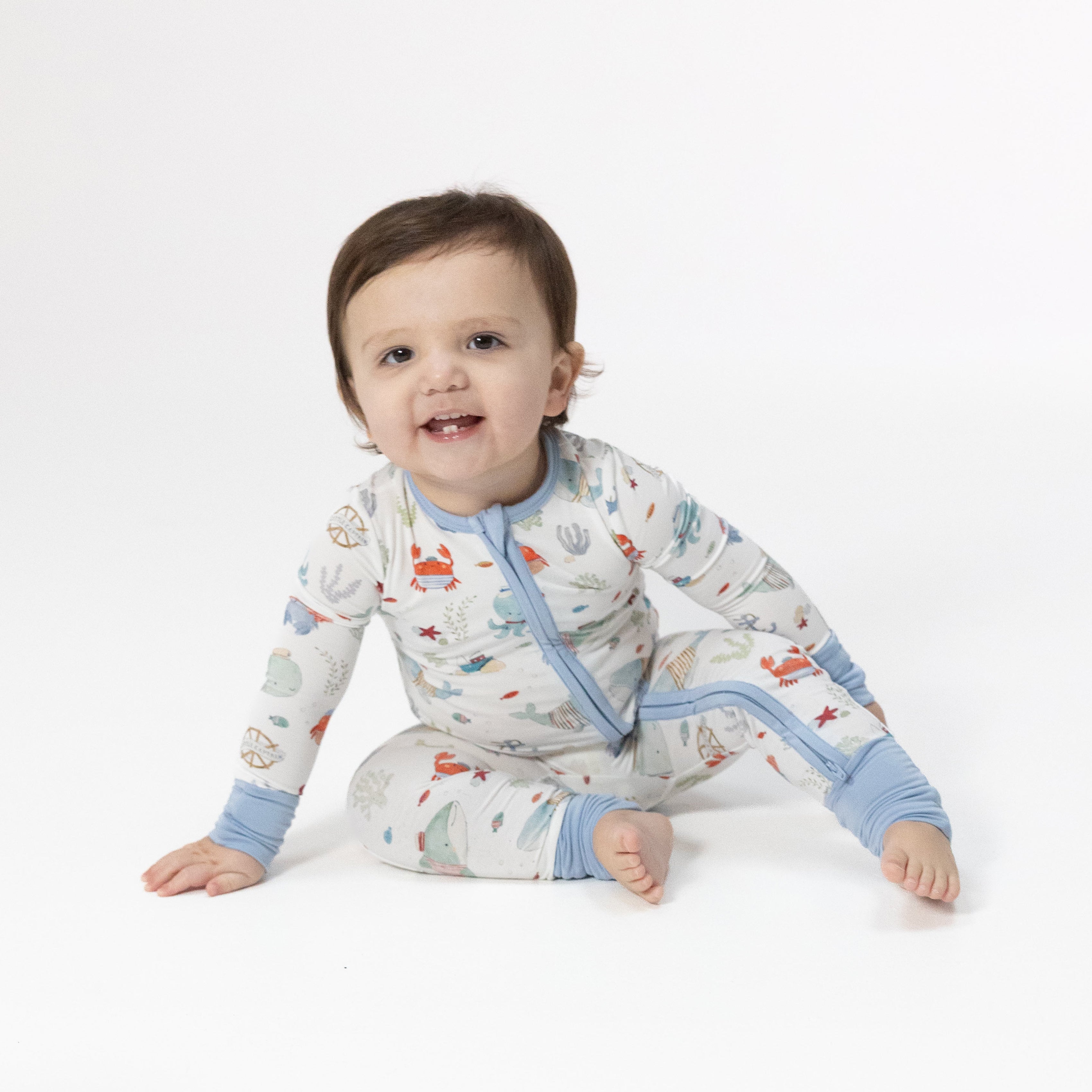 Sailor Sea Creatures - Convertible Romper