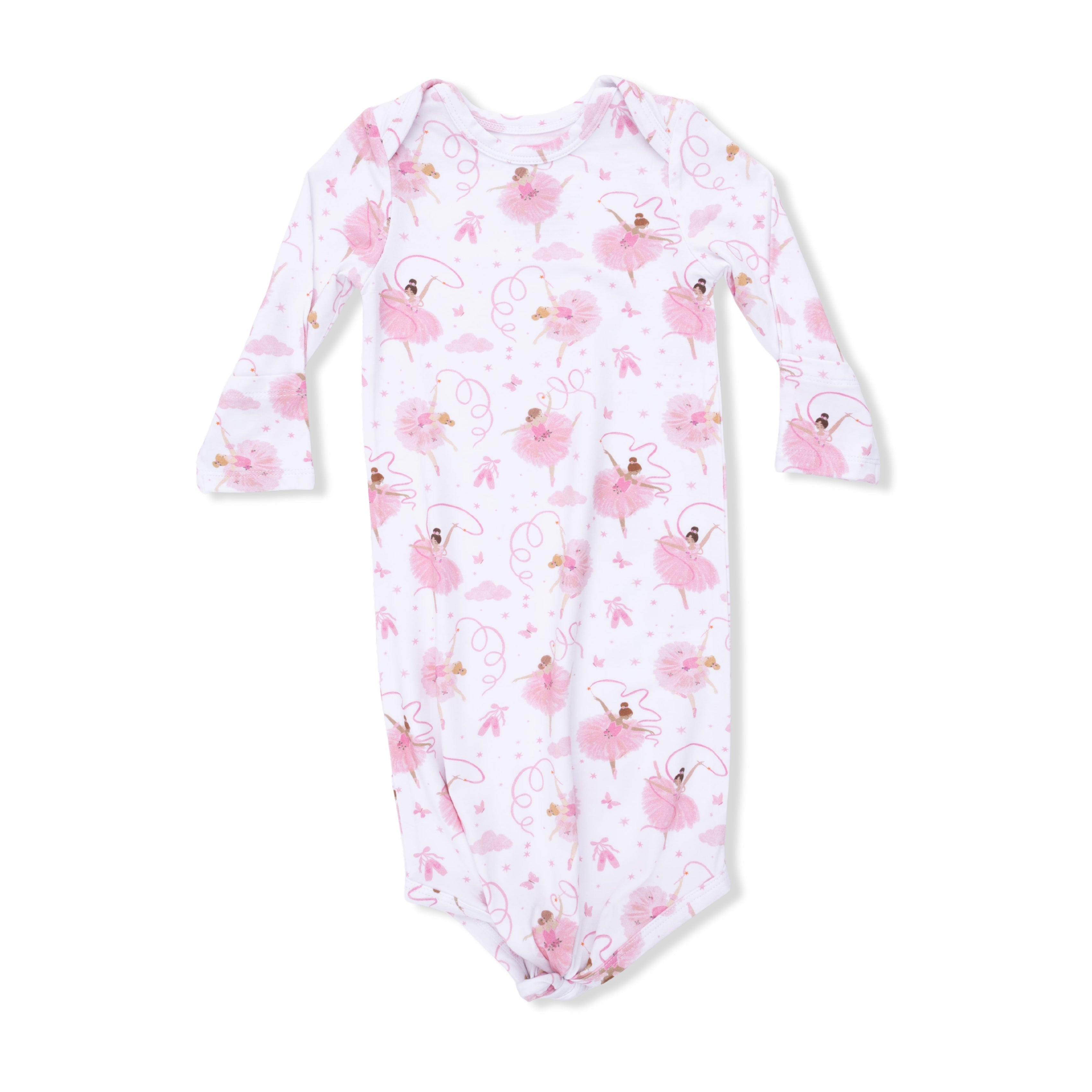 Ribbon Ballerinas - Knotted Gown And Ruffle Hat