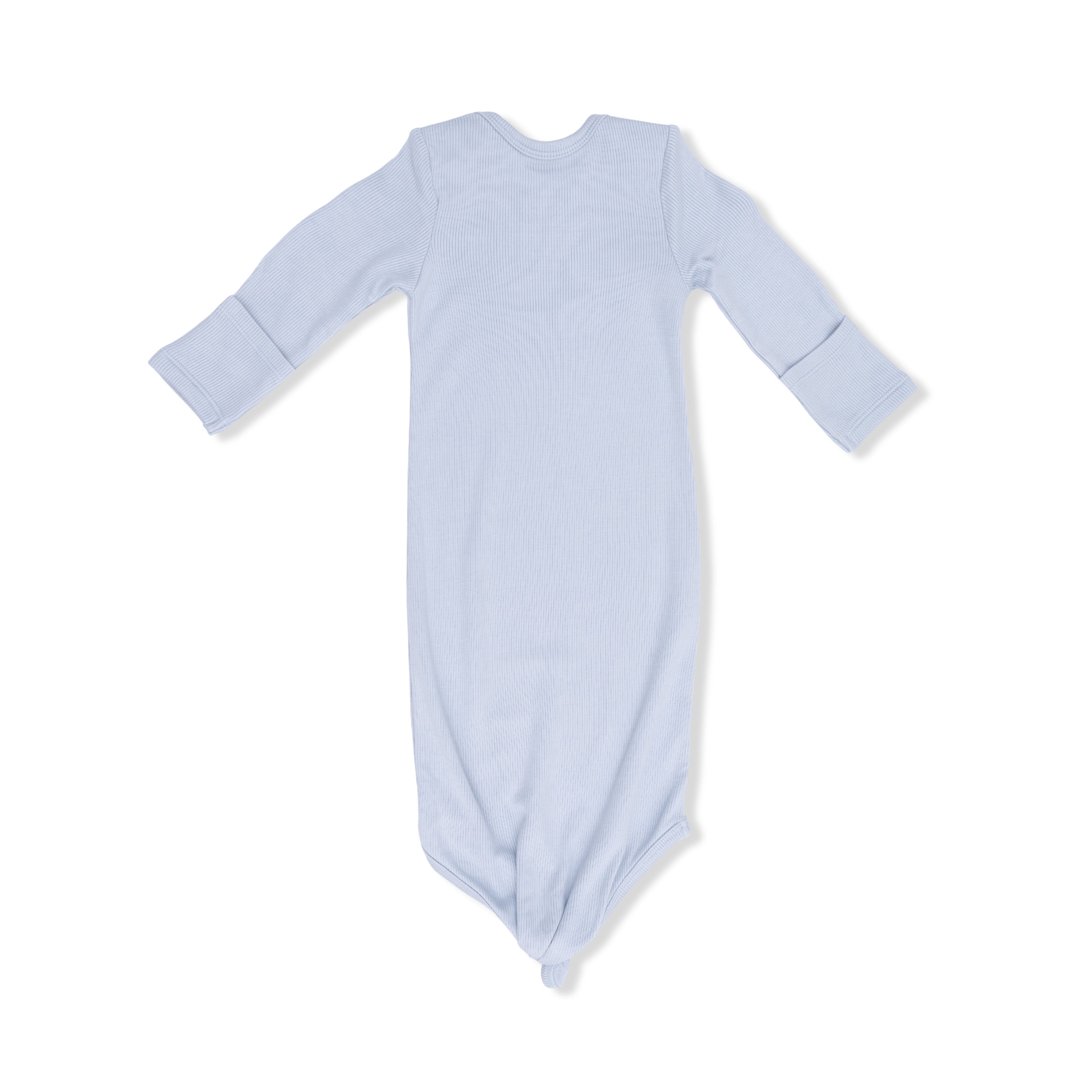 Solid Niagara Mist Rib - Knotted Gown