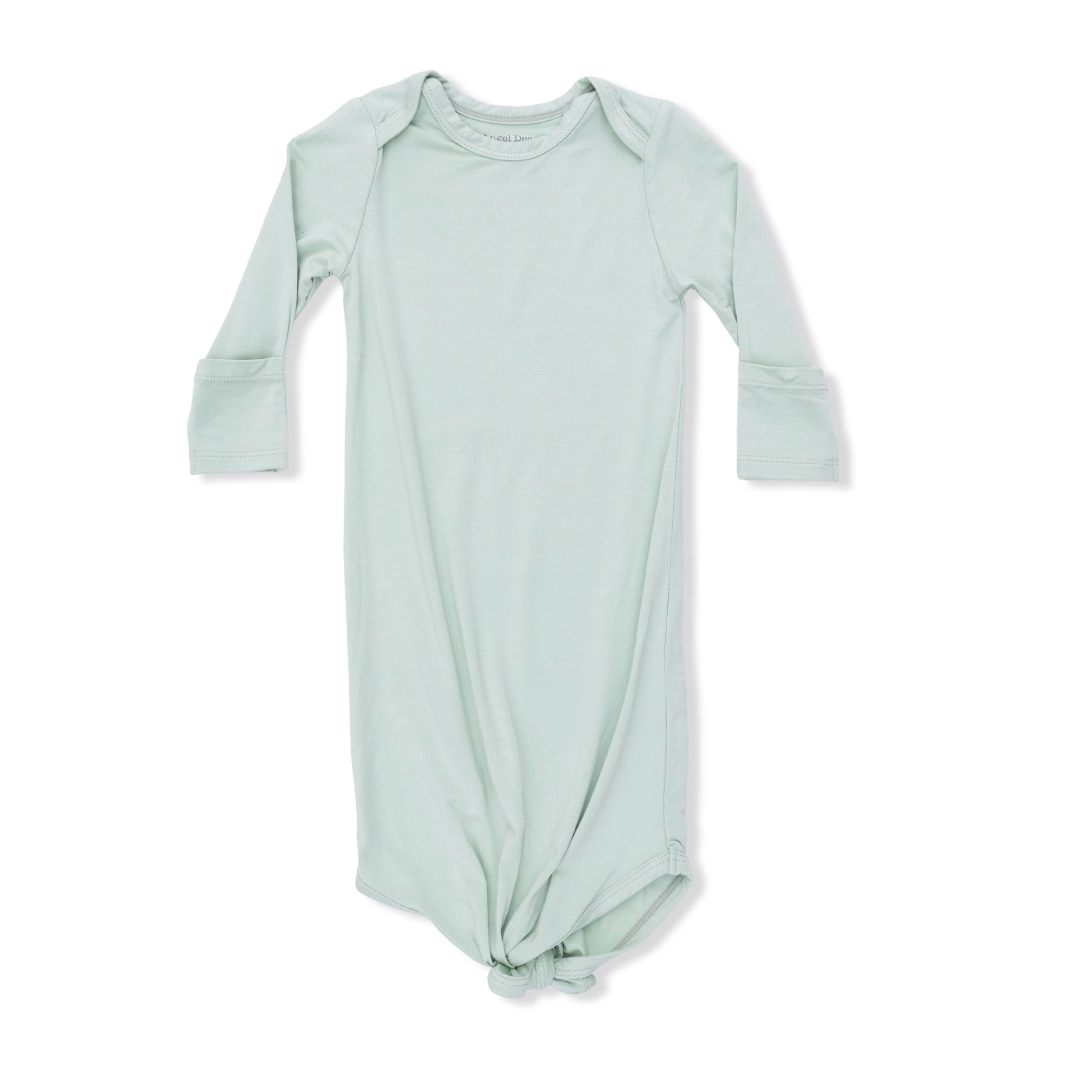 Solid Cameo Green - Knotted Gown And Hat