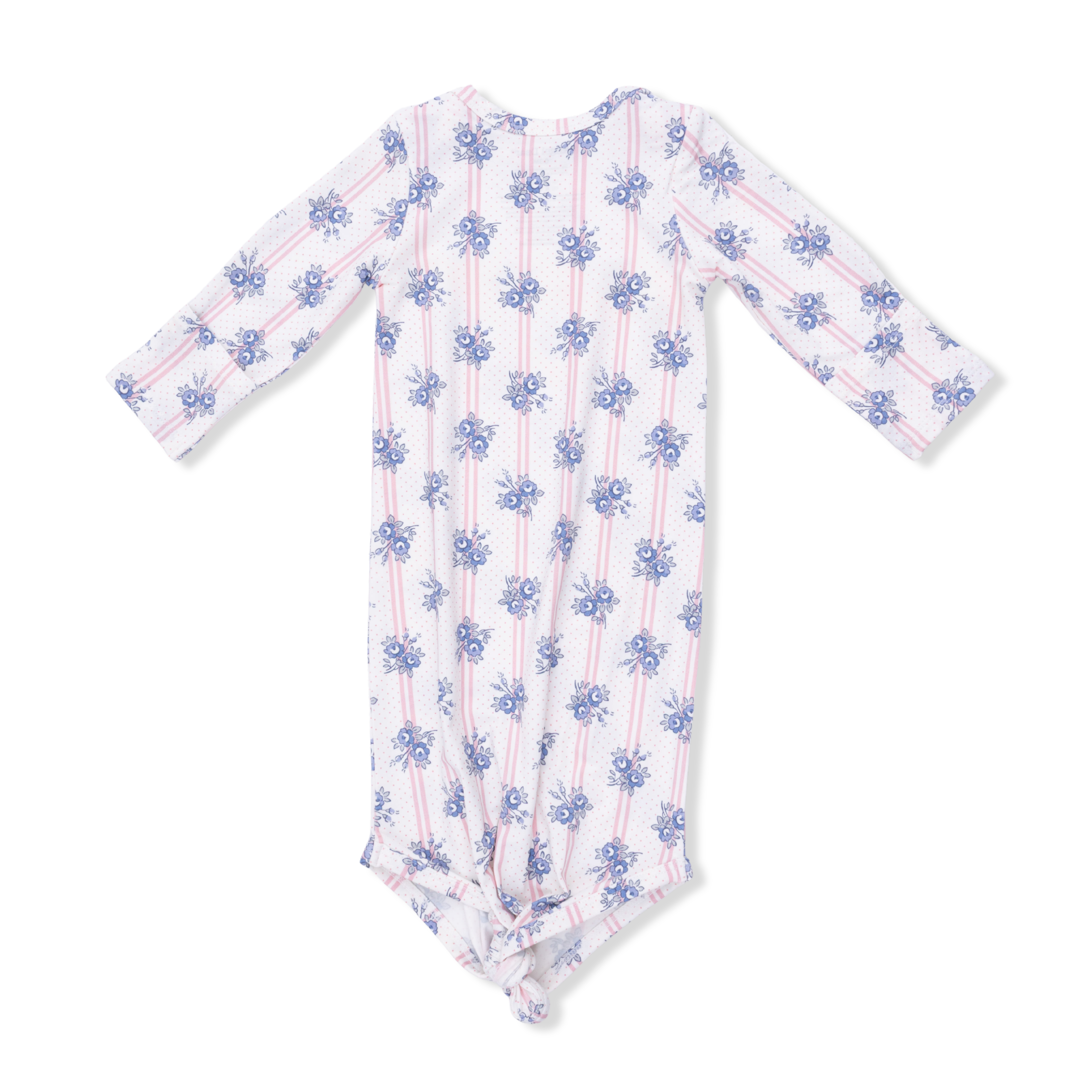 Stripe Dot Roses - Knotted Gown And Headband