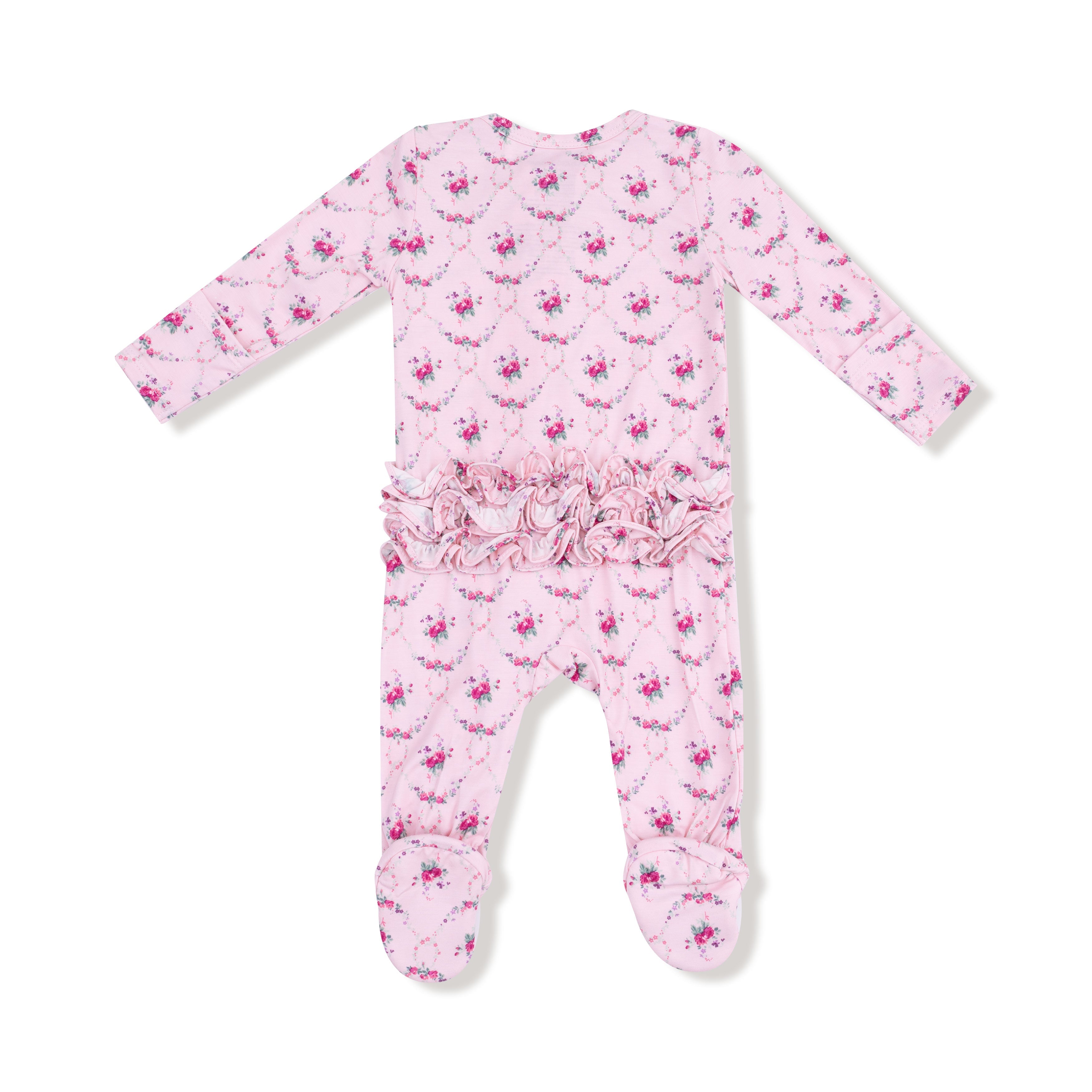 2 Way Ruffle Zipper Footie