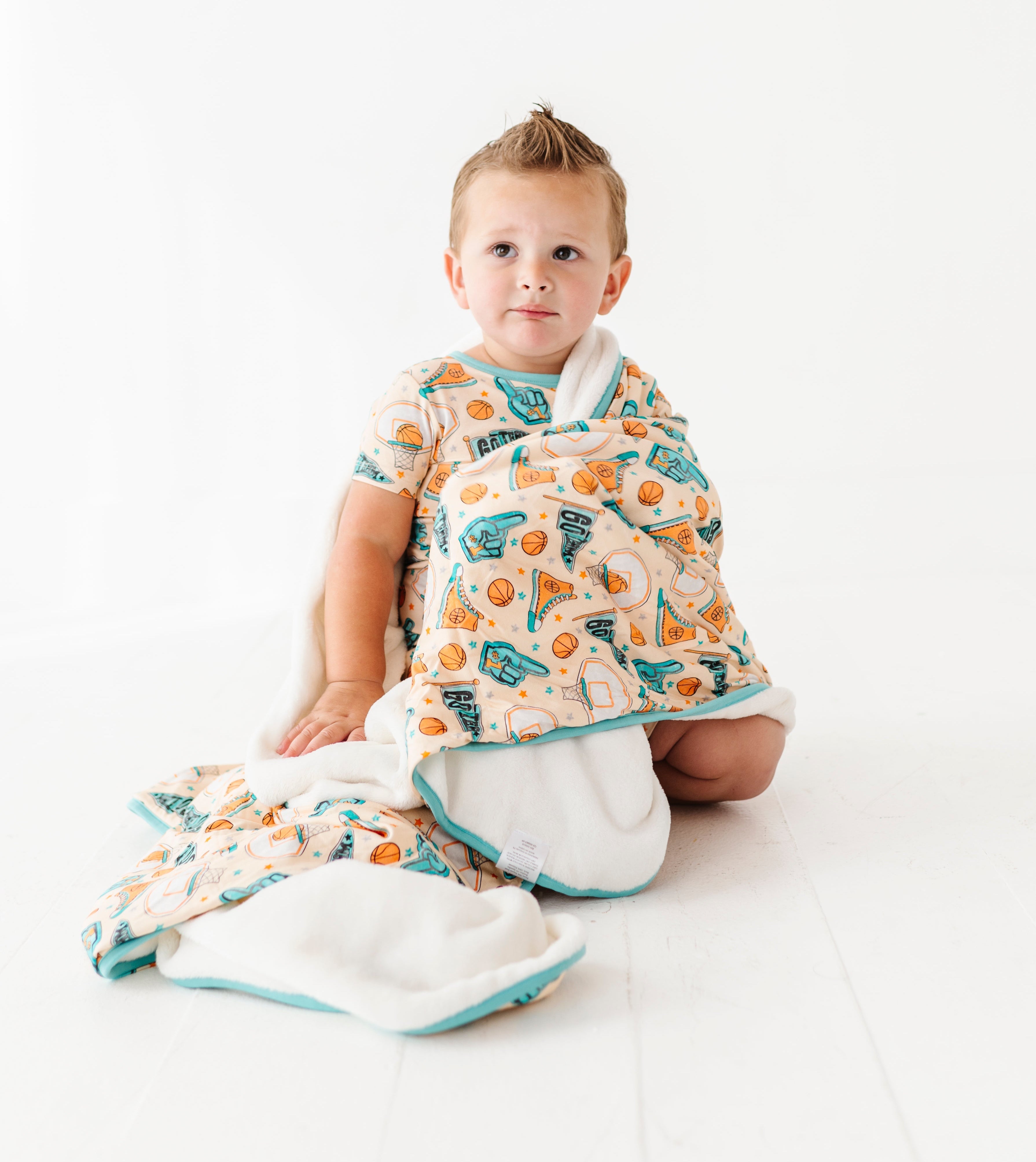 Vince Plush Toddler Blanket