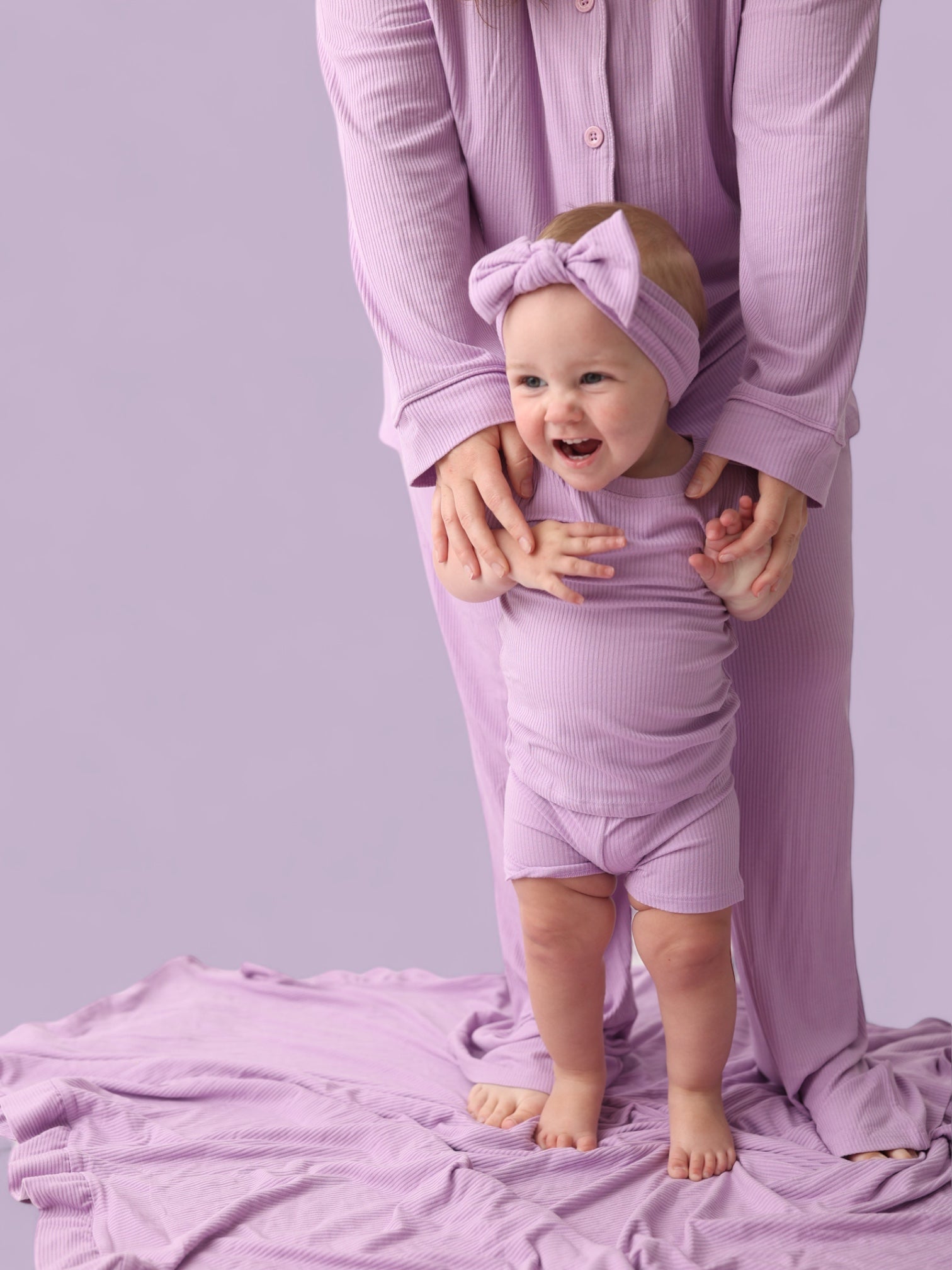 Amethyst Rib Dream Short Set