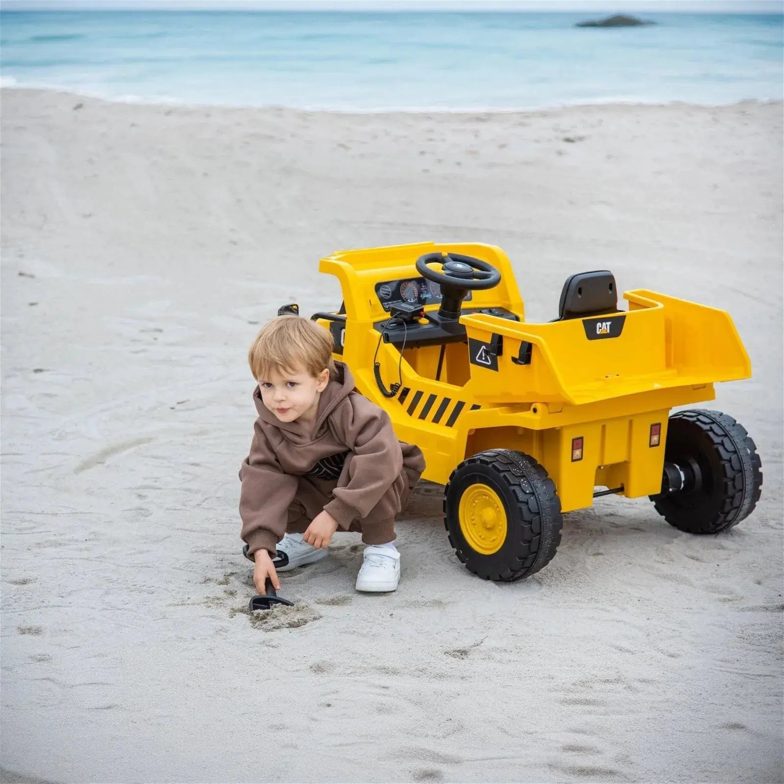 12v Cat Electric Dump Truck 1 Seater Ride-on