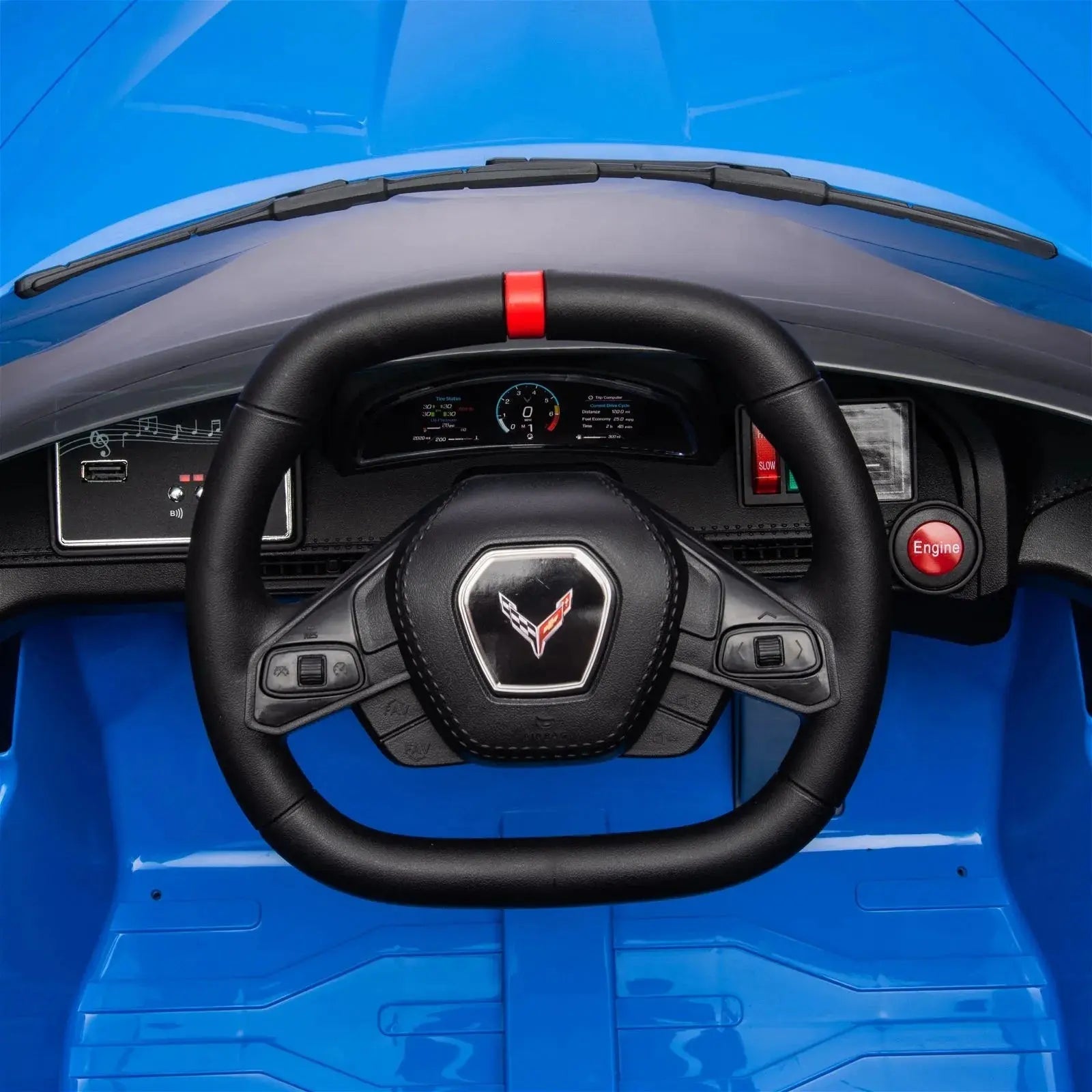 12v Chevrolet Corvette C8 Stingray 1-seater Kids Ride-on Car