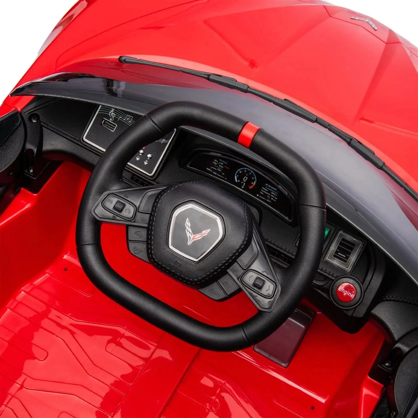 12v Chevrolet Corvette C8 Stingray 1-seater Kids Ride-on Car