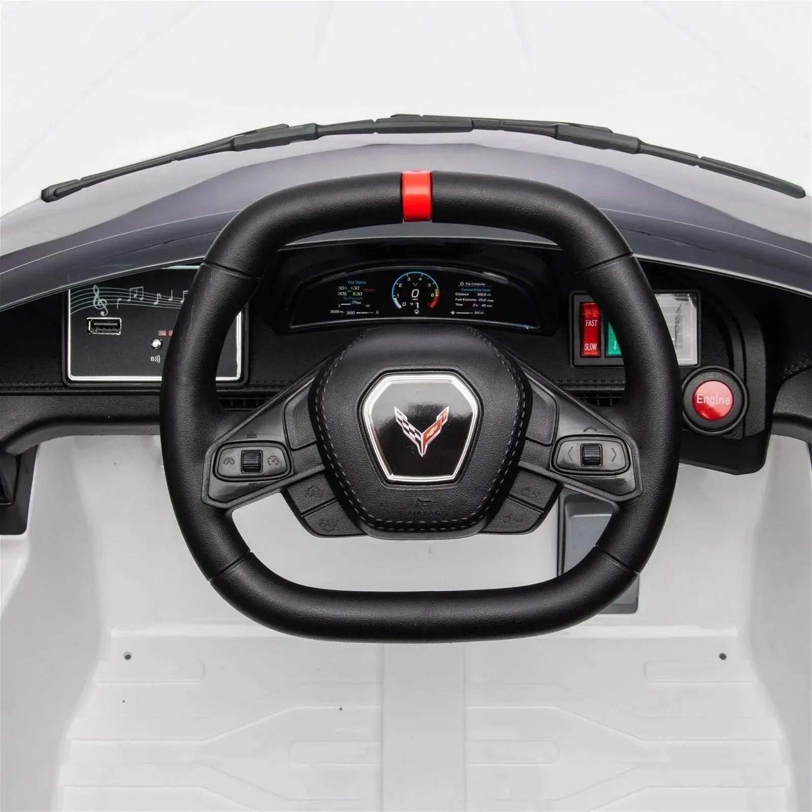 12v Chevrolet Corvette C8 Stingray 1-seater Kids Ride-on Car