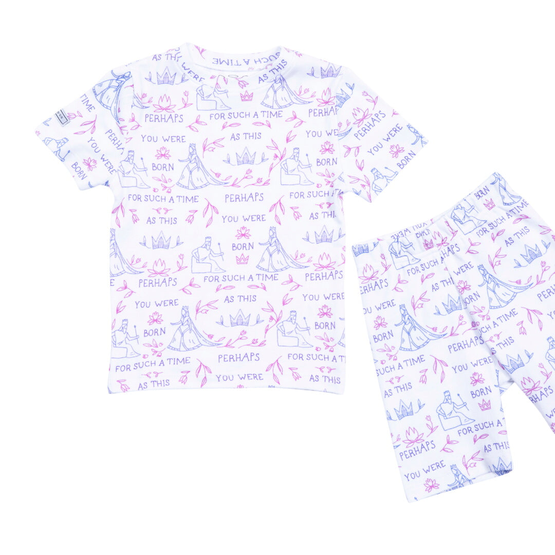 Queen Esther Pj Shorts Set Cotton