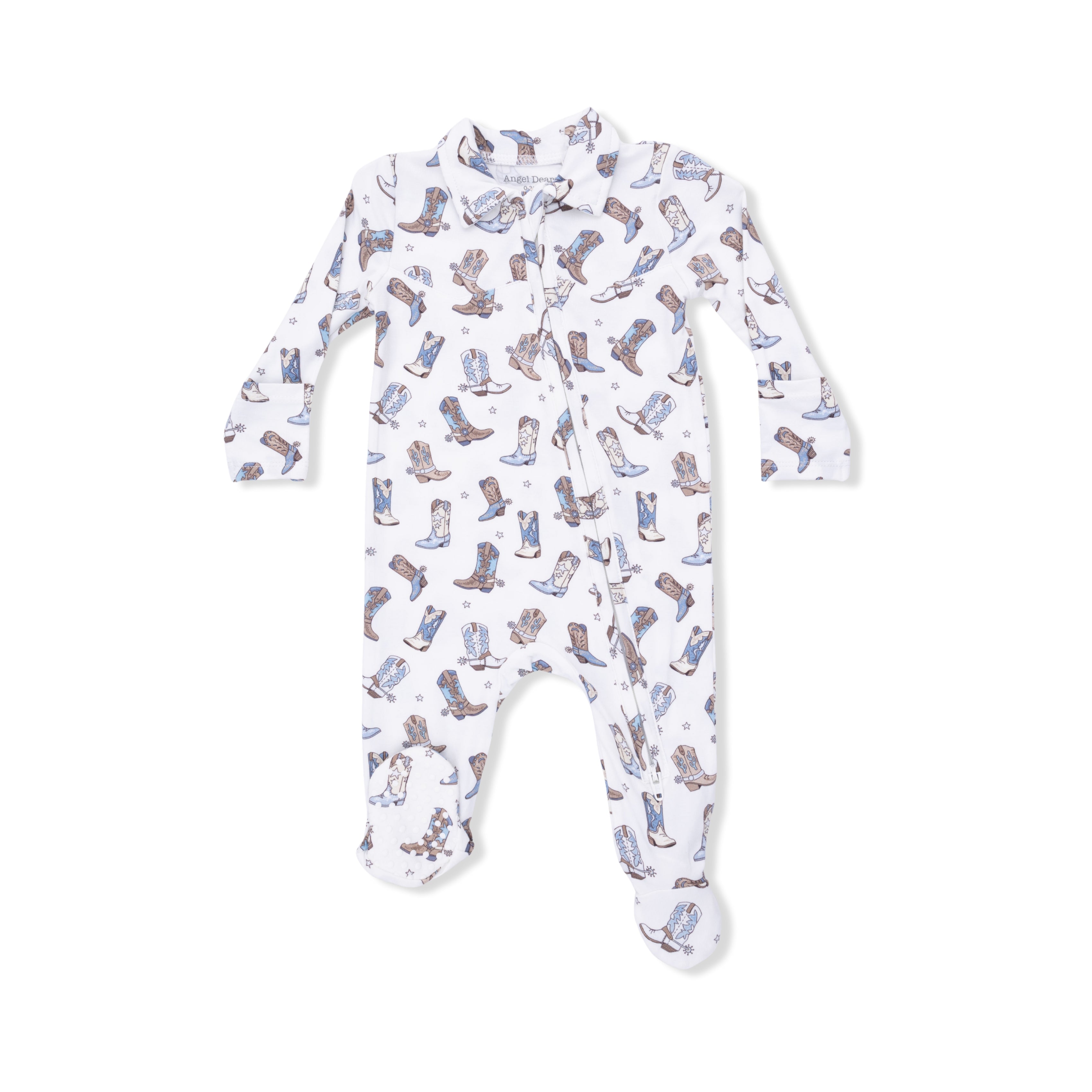 Cowboy Boots - Cowboy 2 Way Zipper Footie