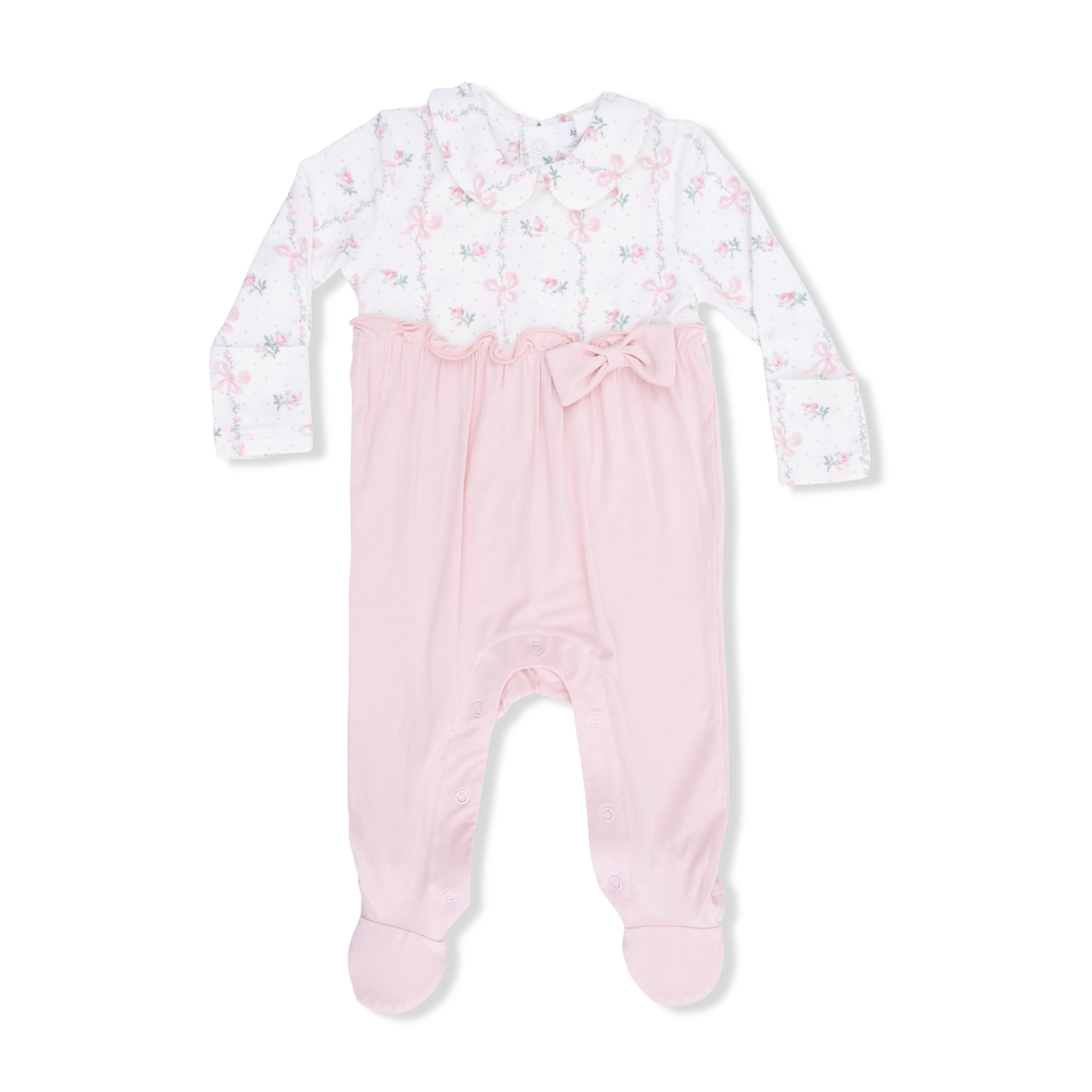 Dainty Buds And Bows - Bow Footie