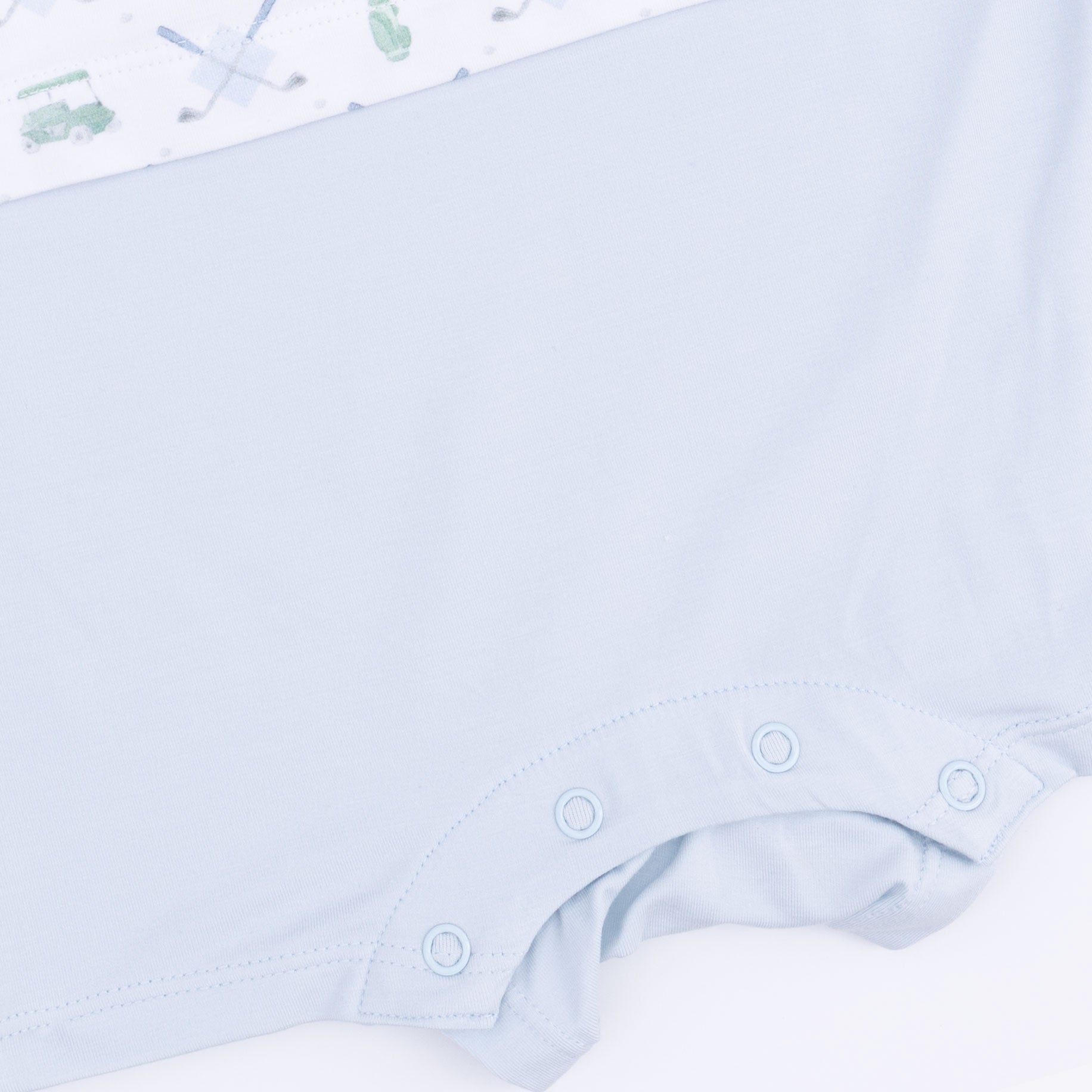Golf Trellis Blue - Short Playsuit