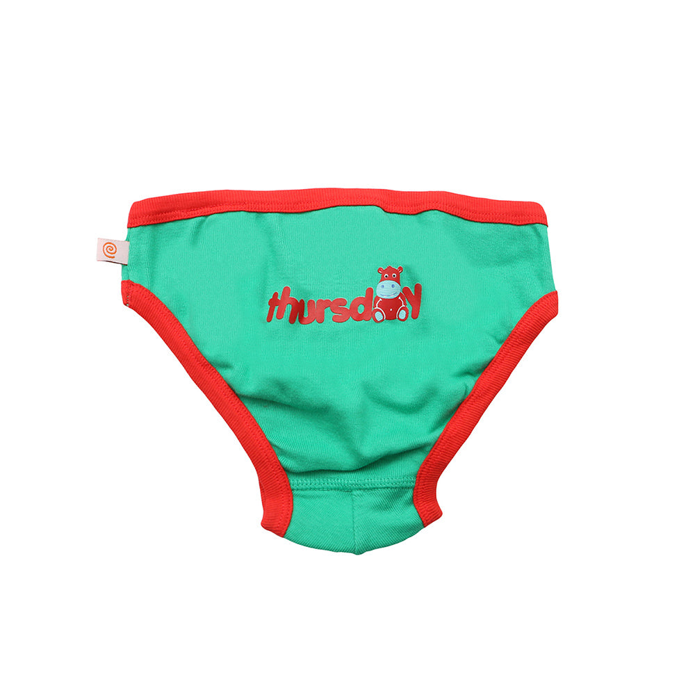 7 Piece Organic Briefs - Days Of The Week