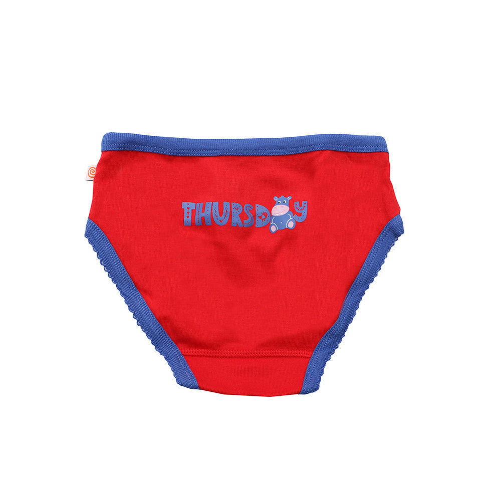 7 Piece Organic Pantys - Days Of The Week