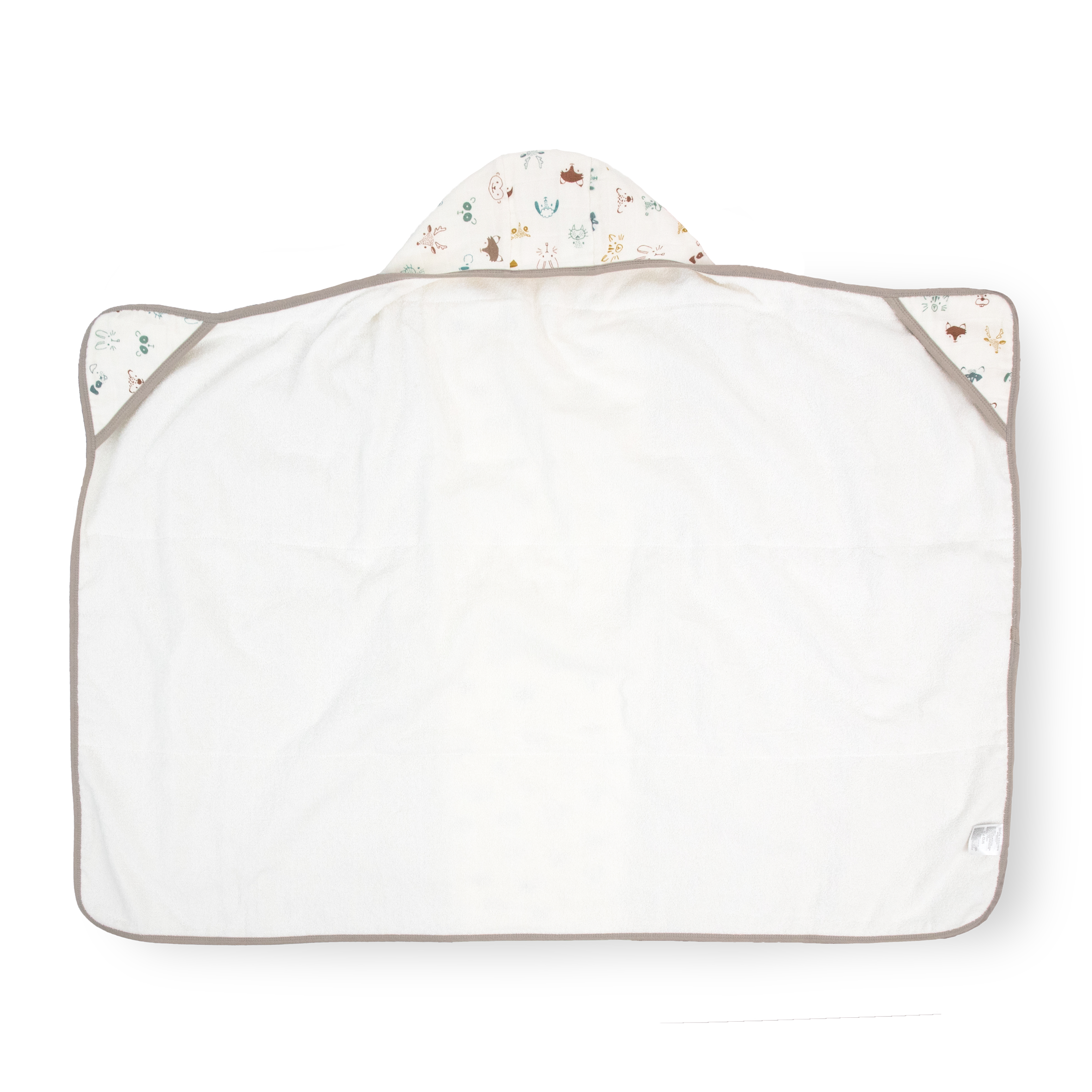 Toddler Hooded Towel - Animal Crowd