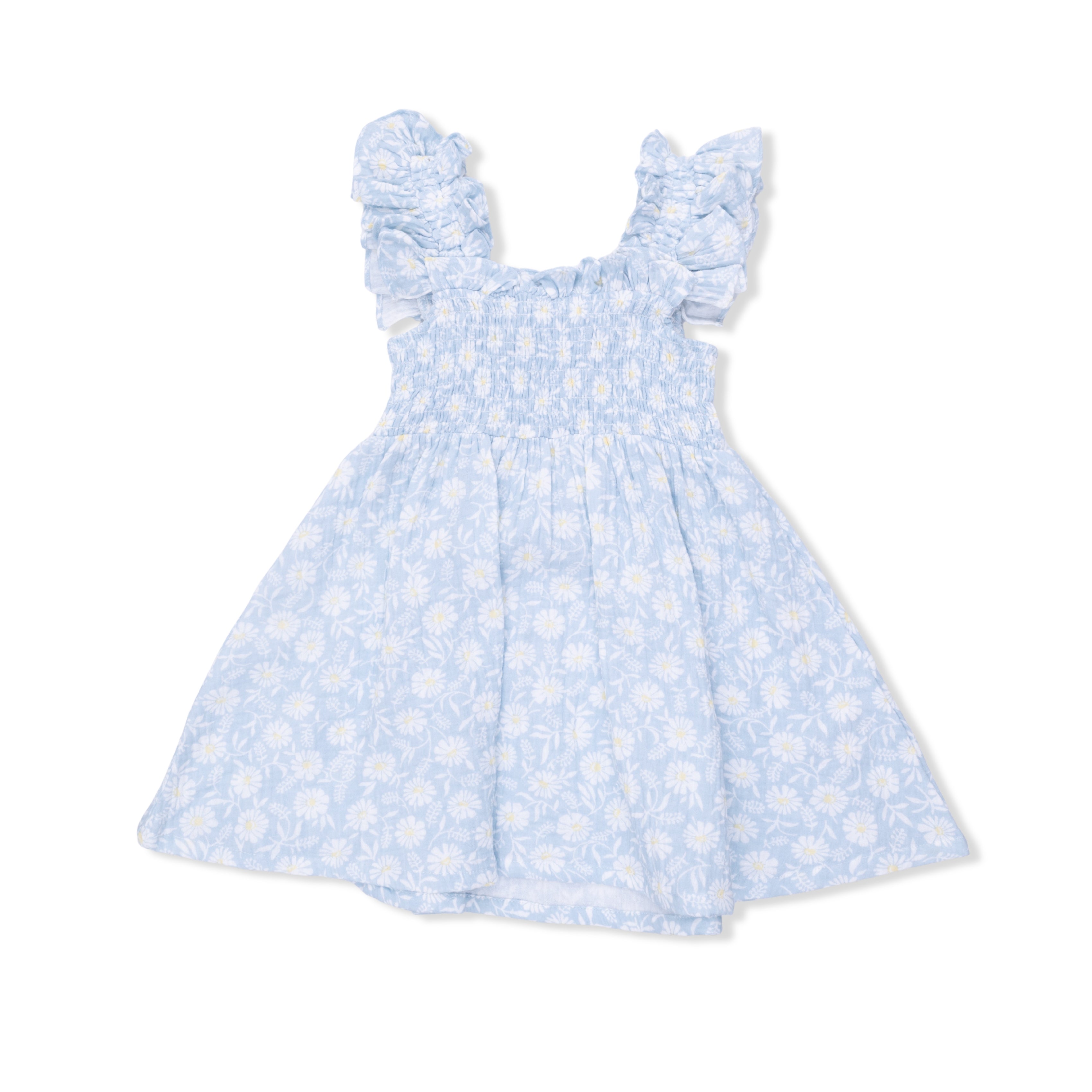 Western Daisies - Smocked Sundress With Bloomer